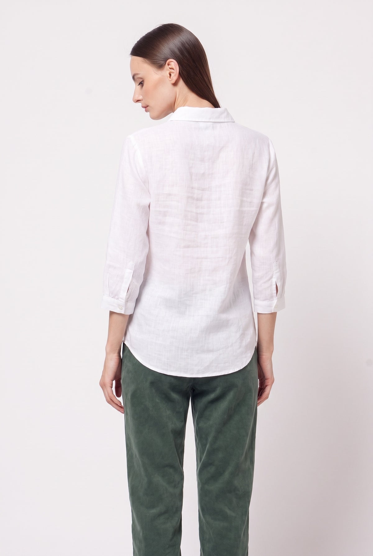 Valeria Linen Shirt - White