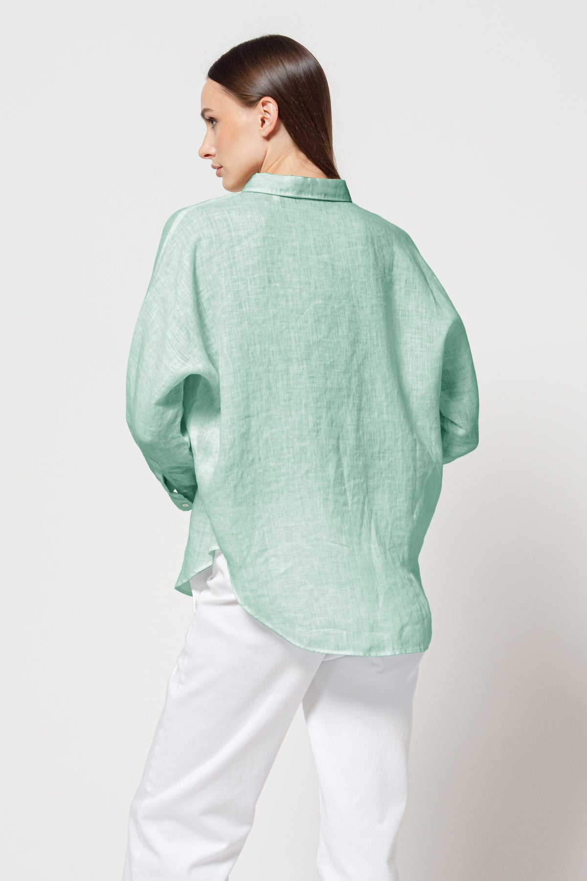 Allie Linen Blouse - Eucaly