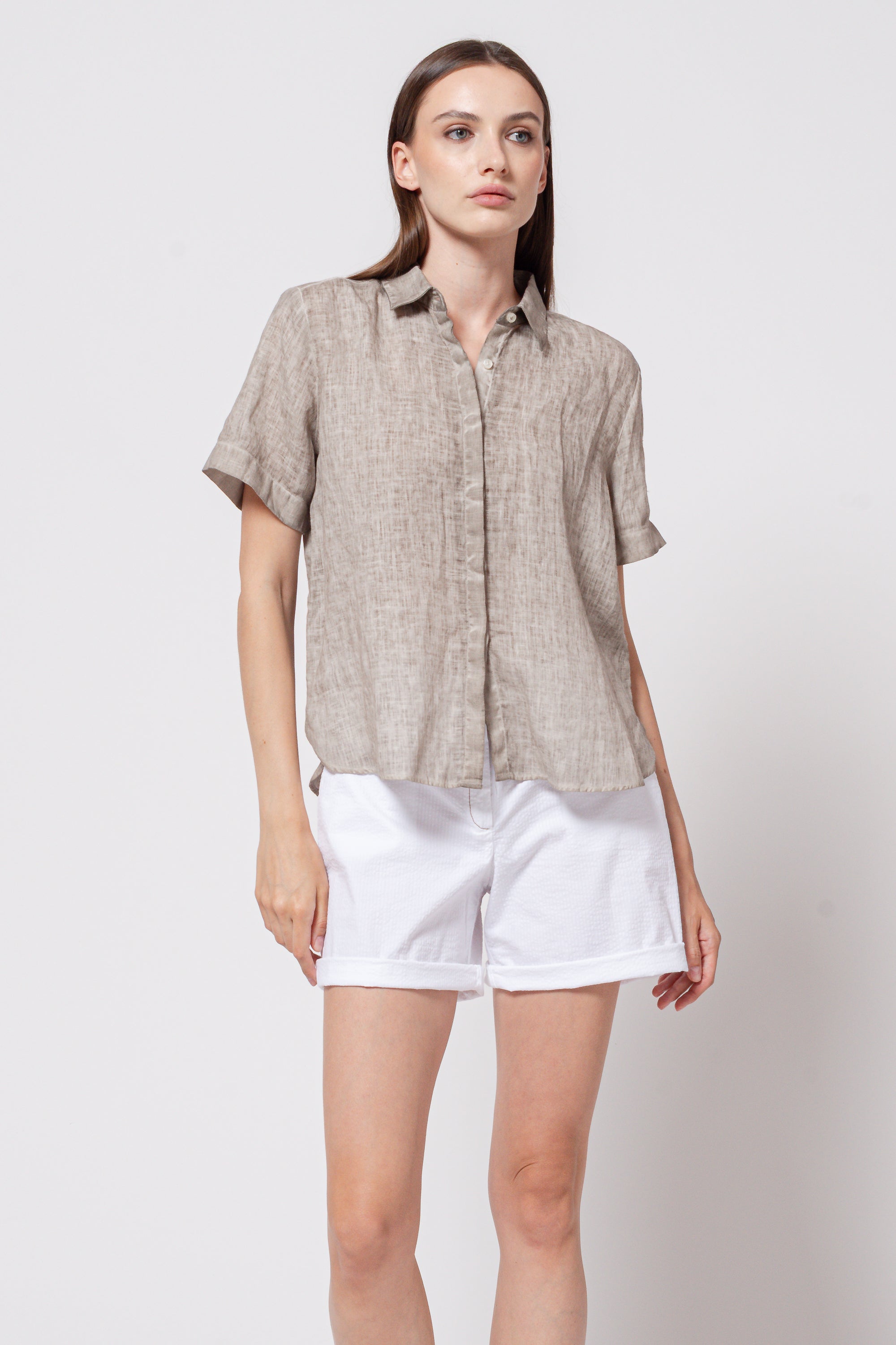 Sanna Linen Shirt - Grafite