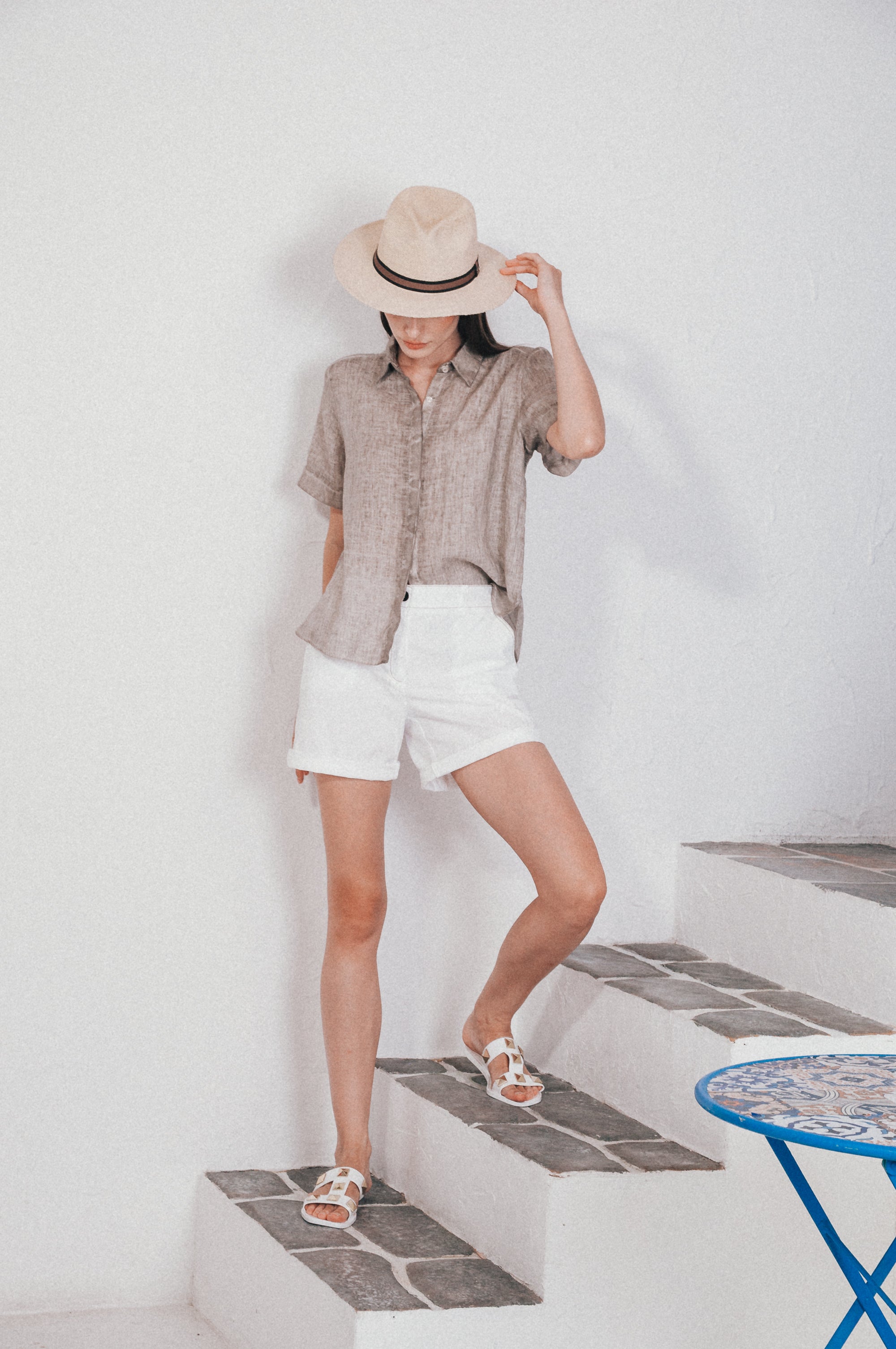 Sanna Linen Shirt - Grafite