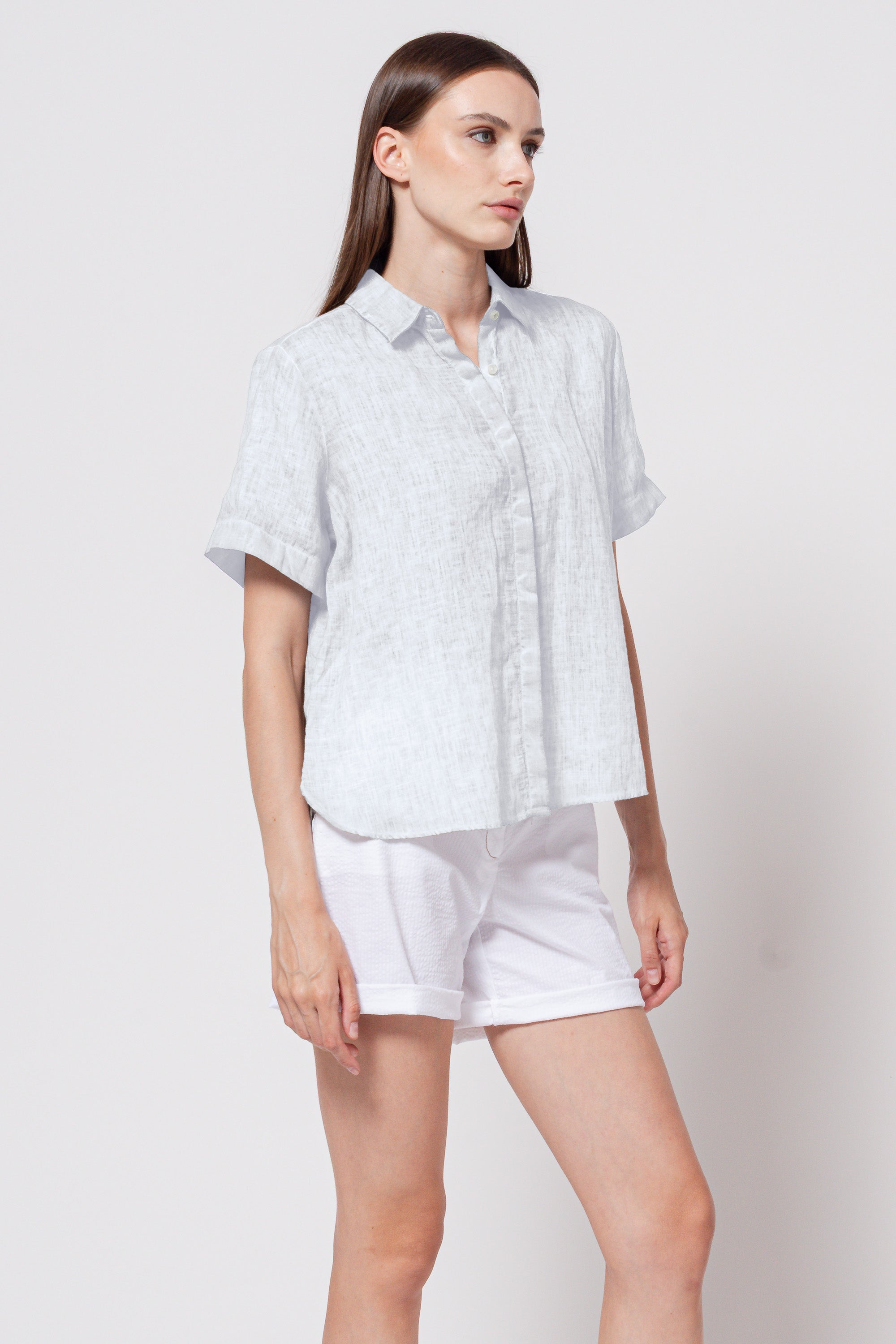 Sanna Linen Shirt - White