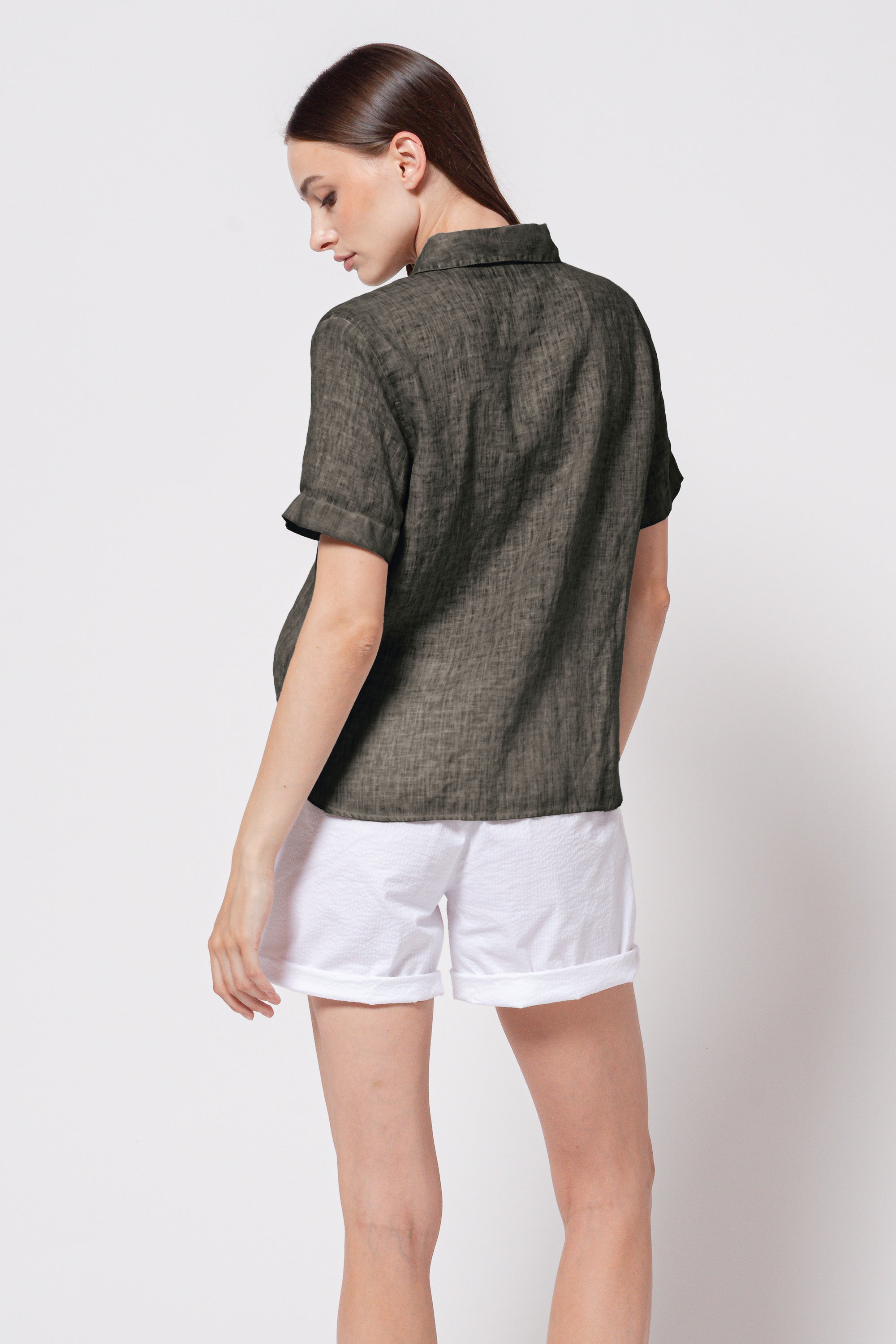 Sanna Linen Shirt - Cliff