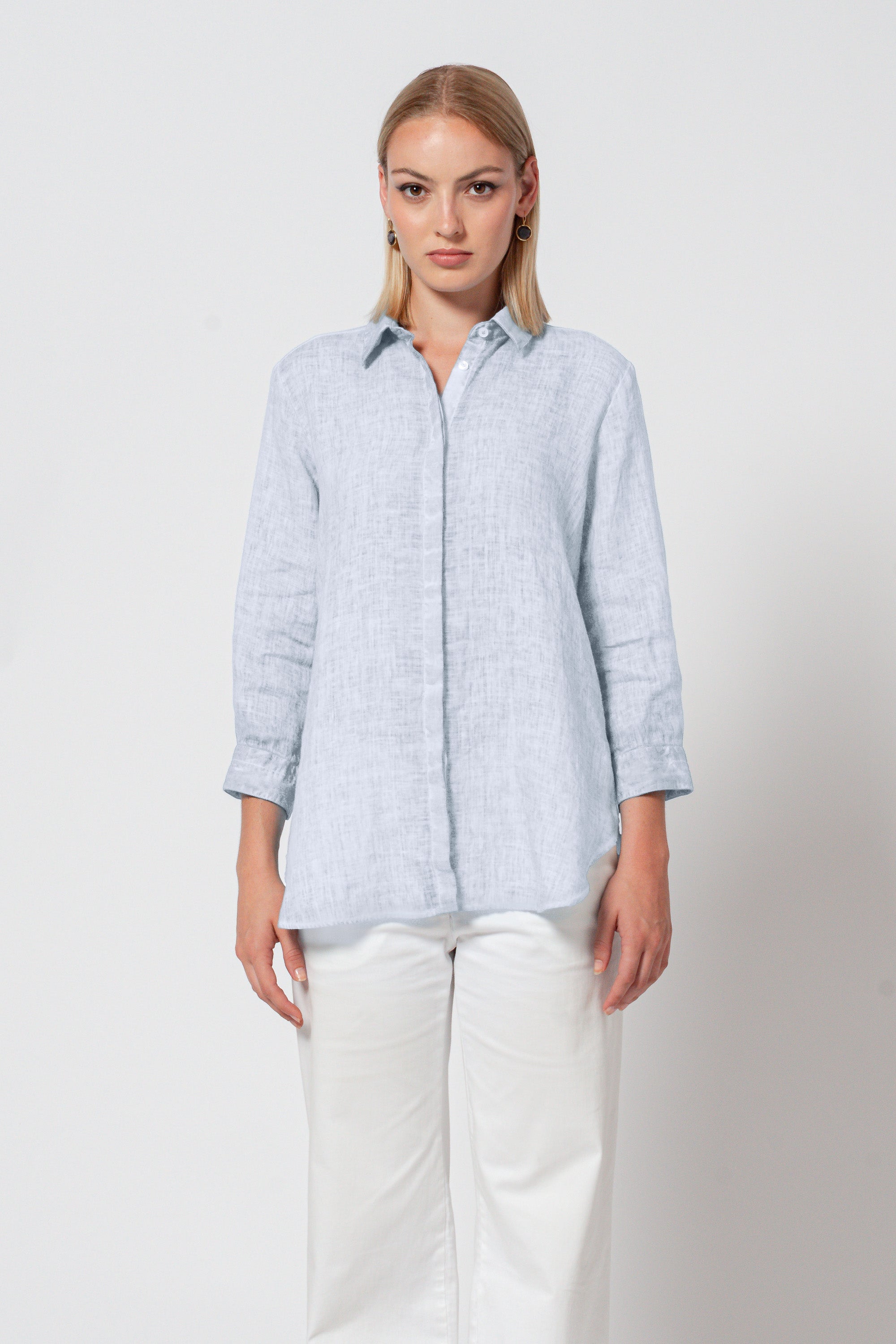 Augustina Linen Shirt - Anice