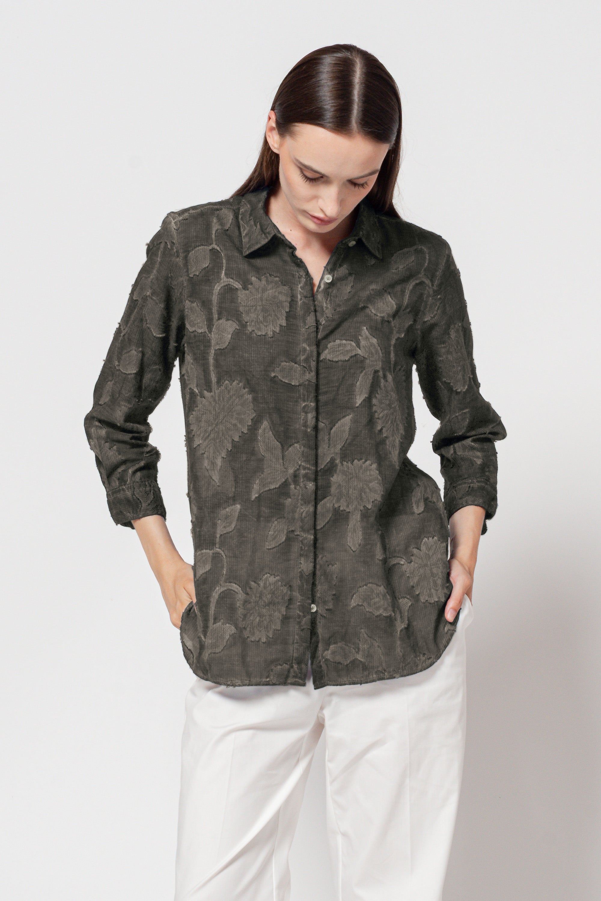 Augustina Striped Shirt - Cliff