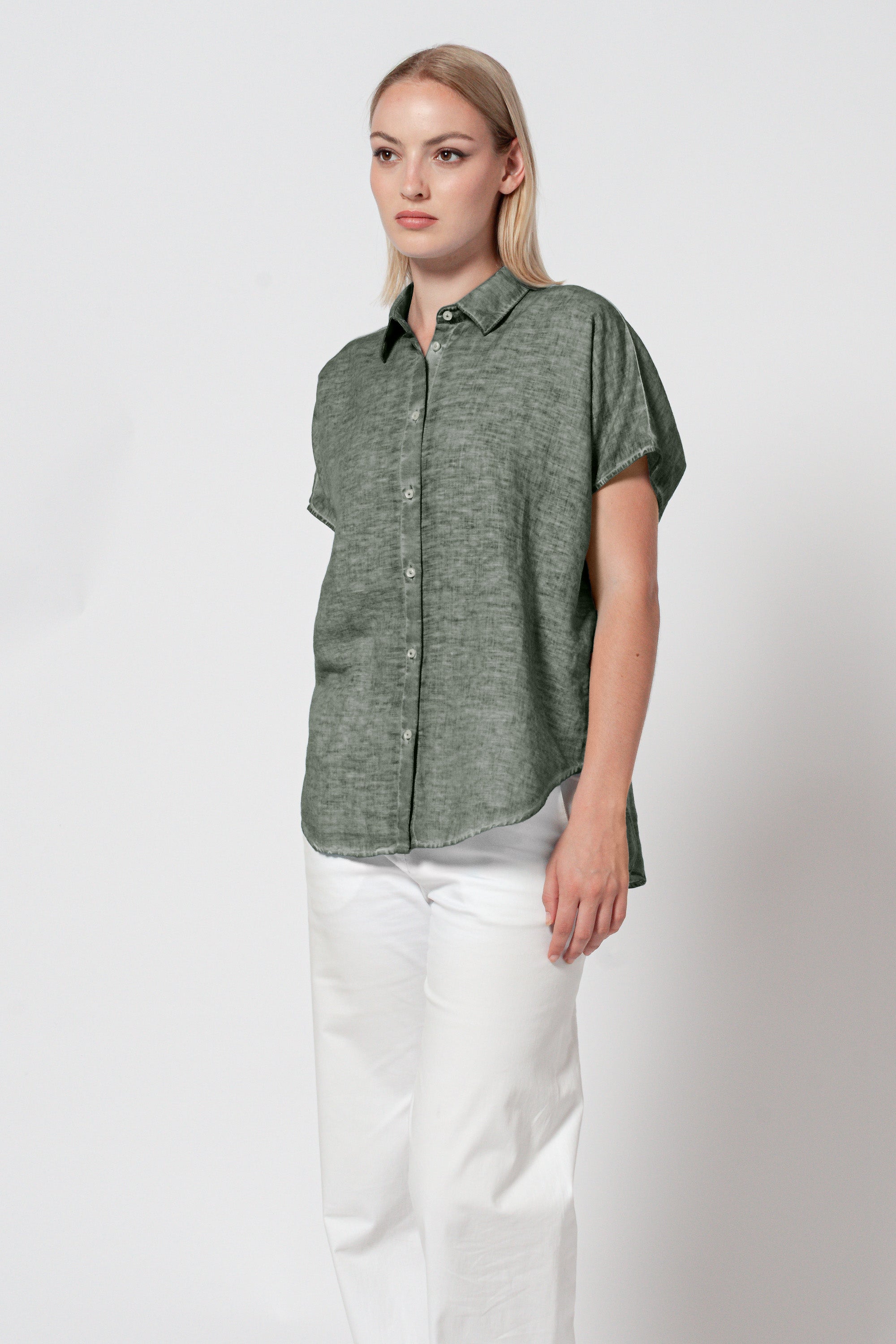 Sally Shirt - Salvia