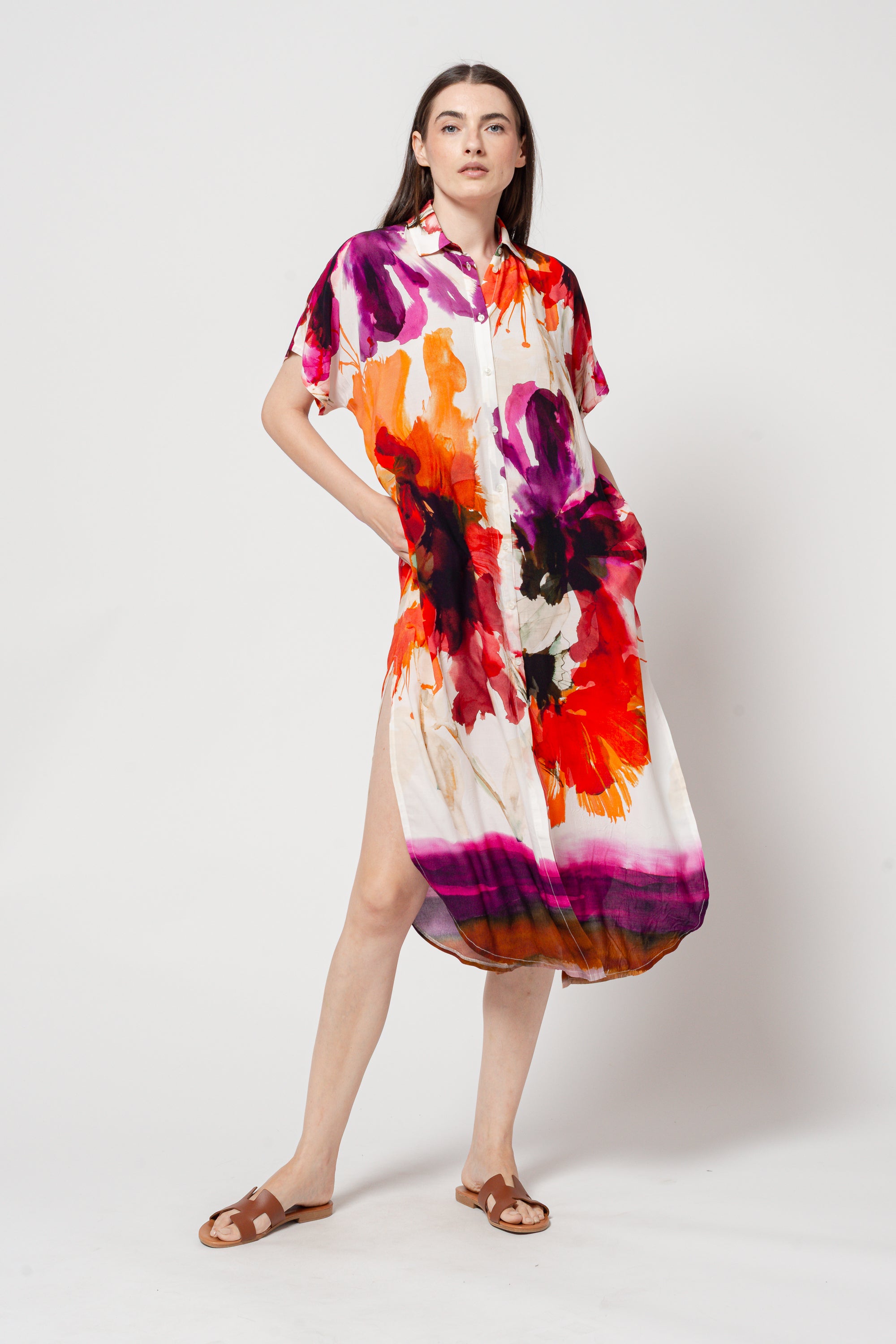 Balera Shirtdress - White