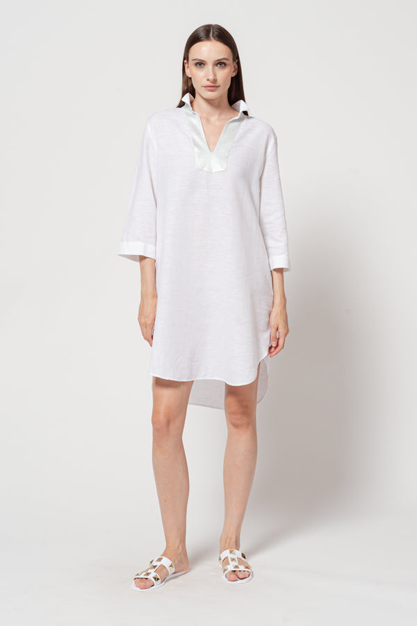 Mira Luna Kaftan - White