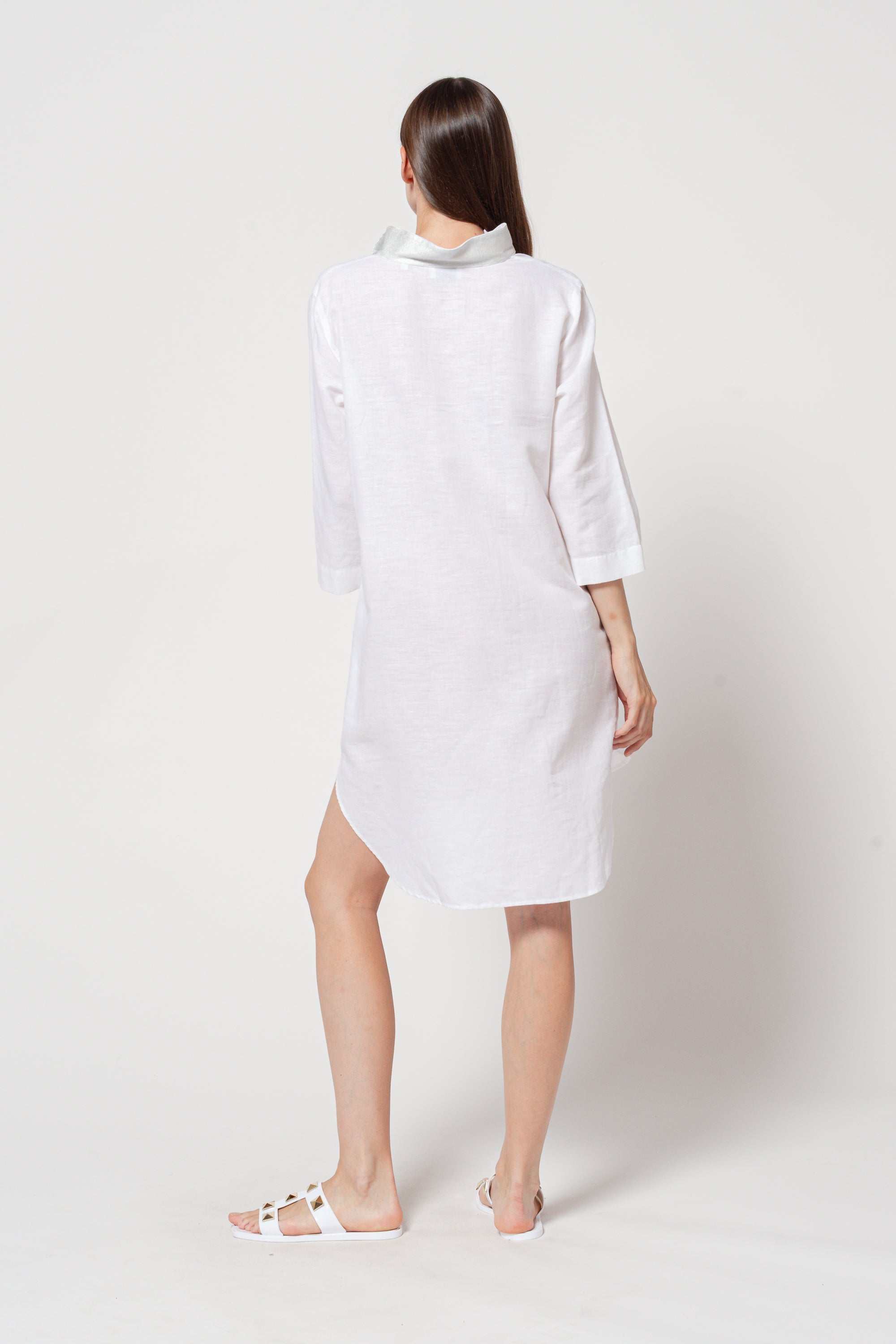 Mira Luna Kaftan - White