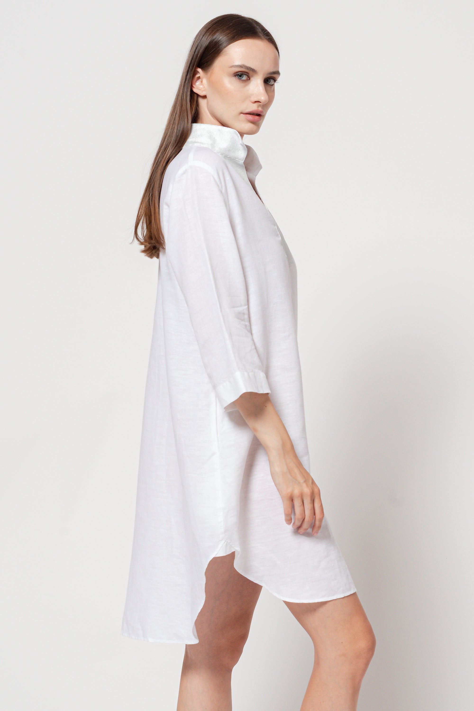 Mira Luna Kaftan - White