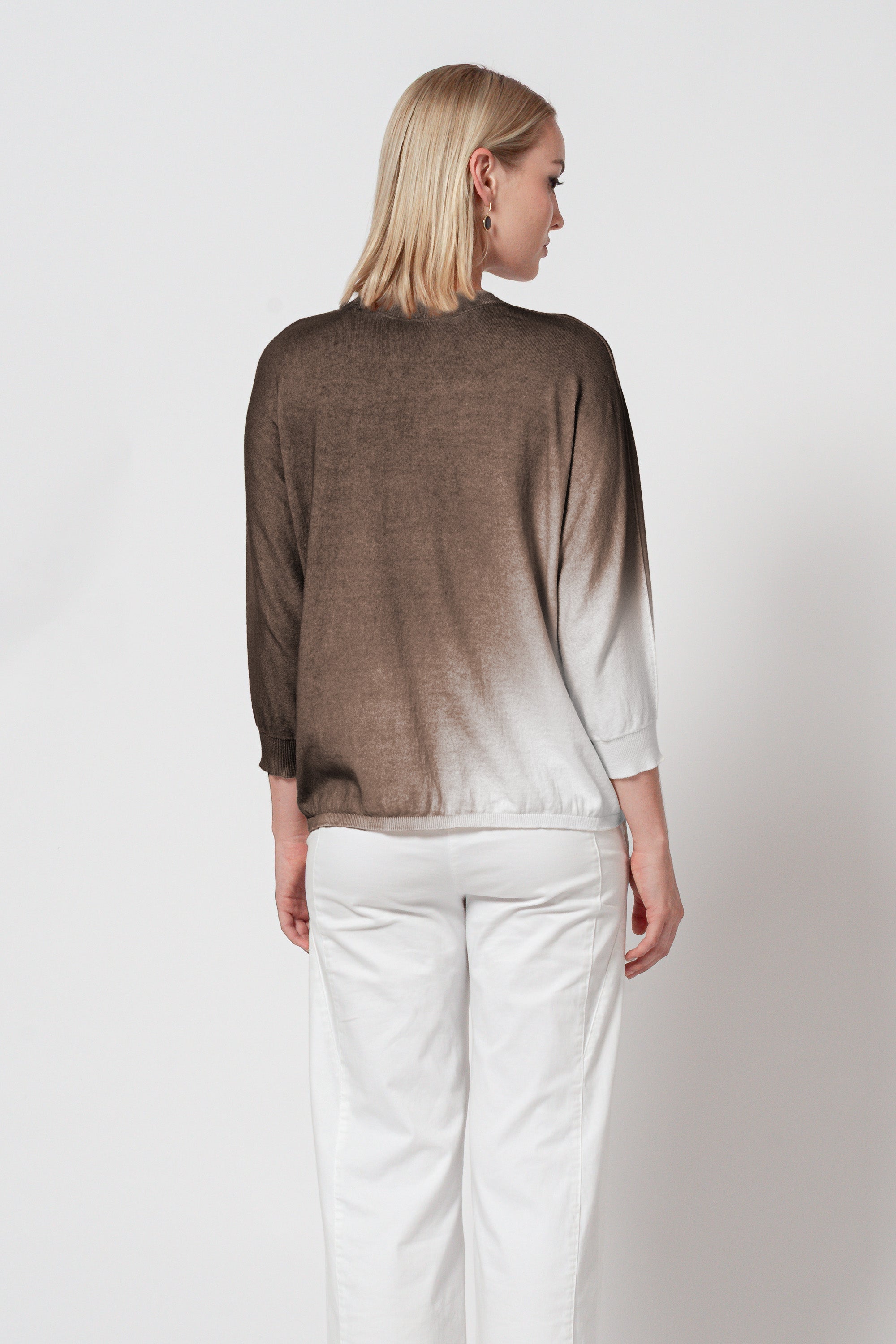 Anna V-Neck Beach Art - Spinosa