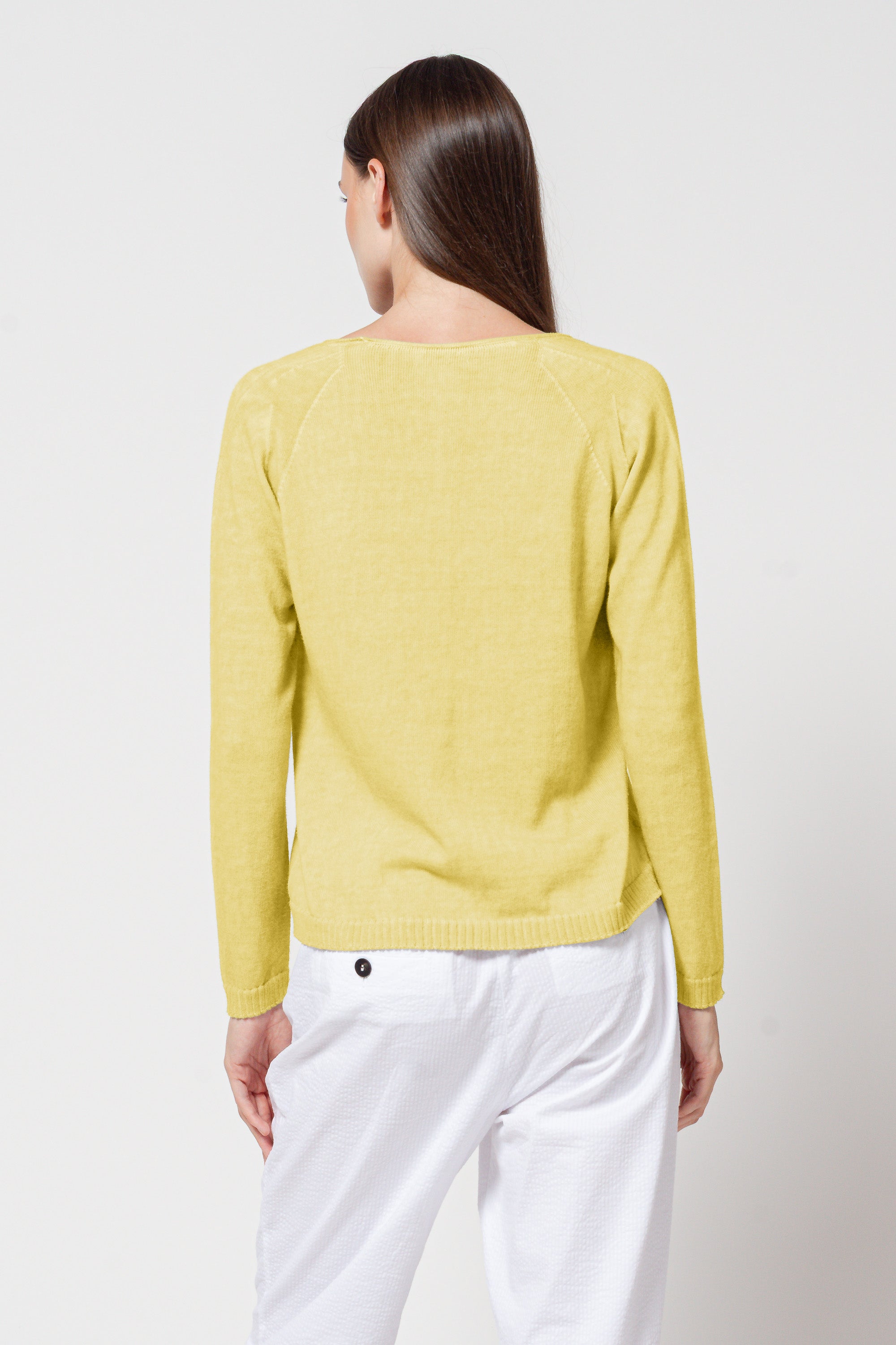 Veronica V Knit - Canary