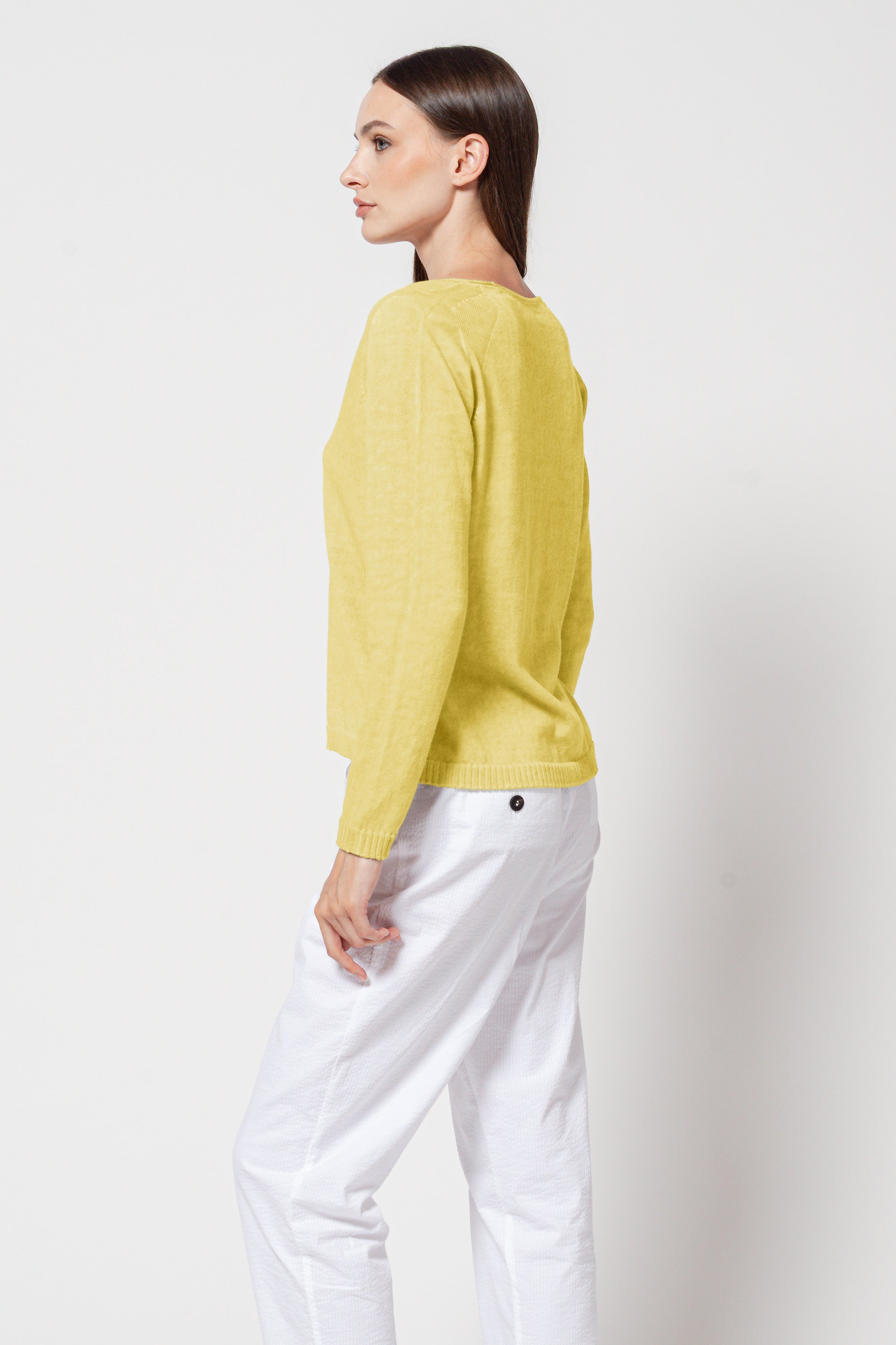 Veronica V Knit - Canary