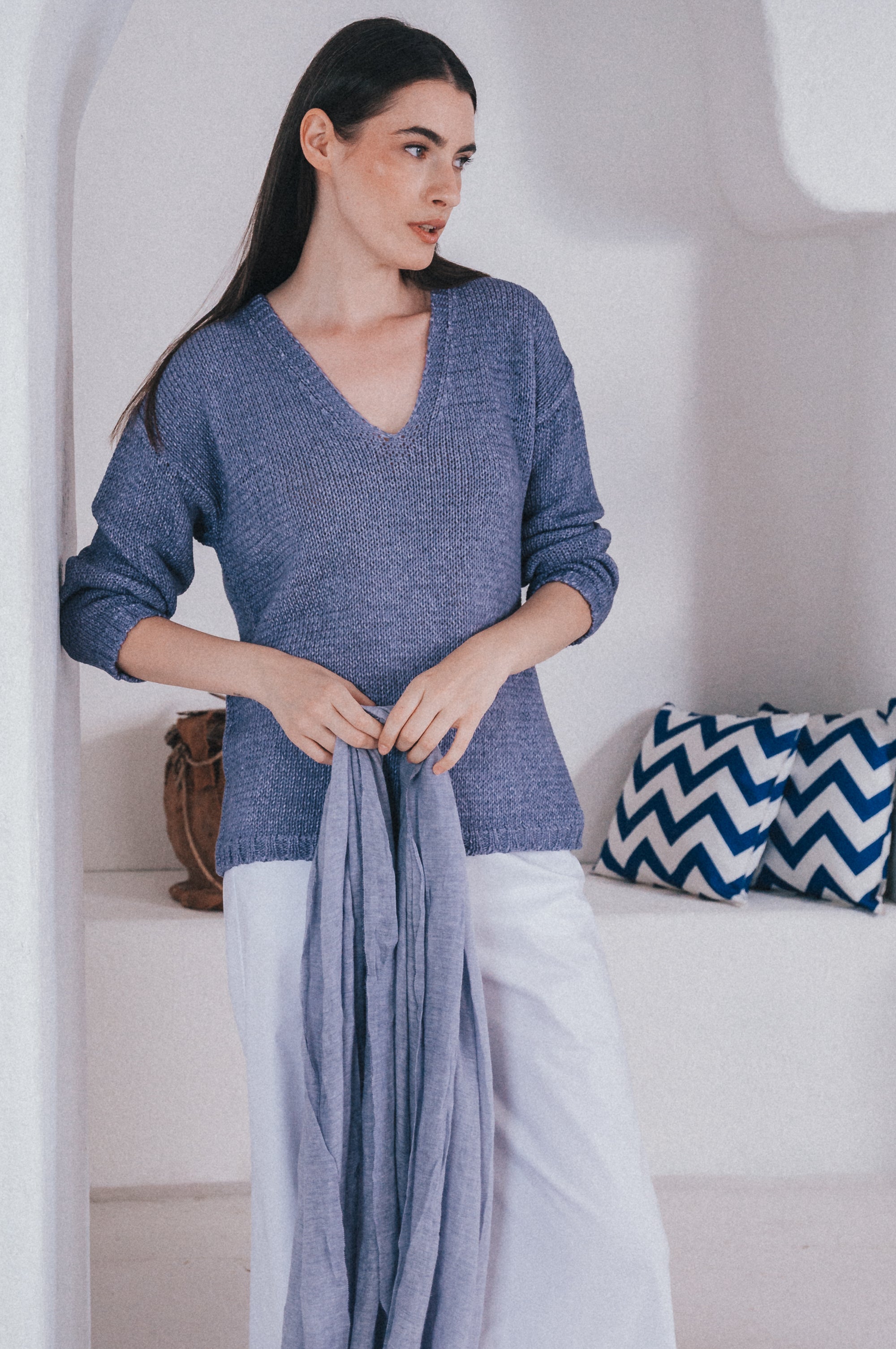 Perry V Knit - Lavanda