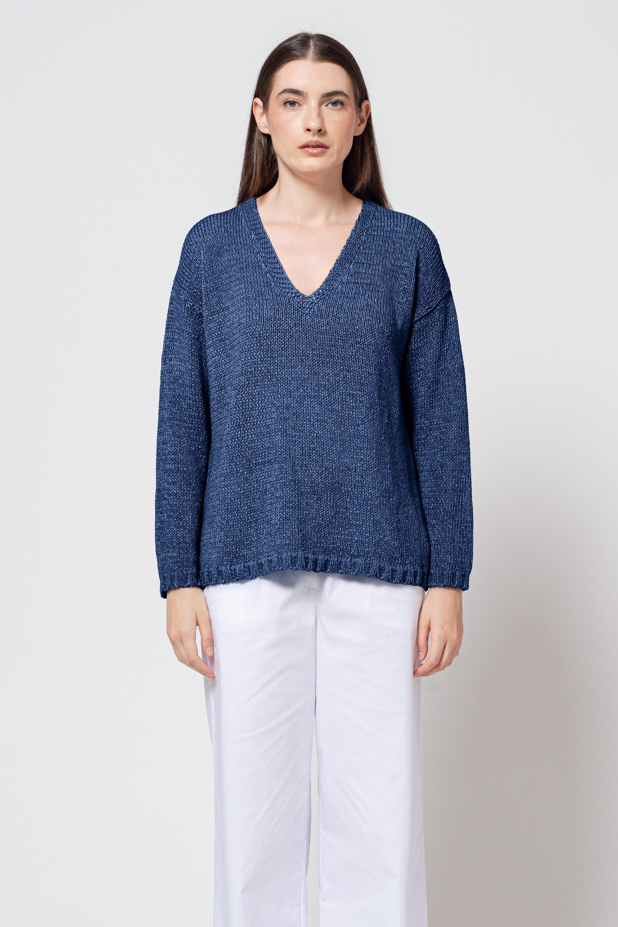 Perry V Knit - Nautico