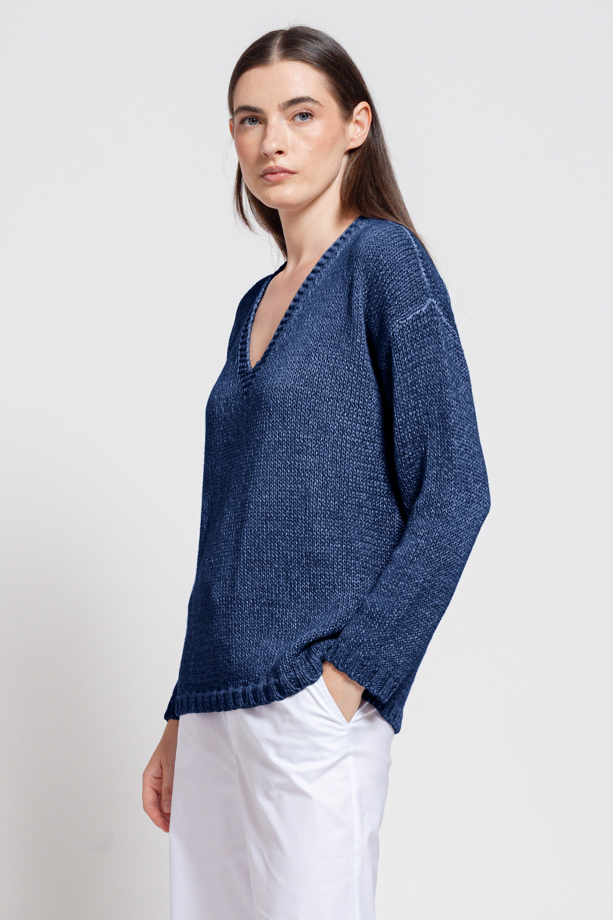 Perry V Knit - Nautico