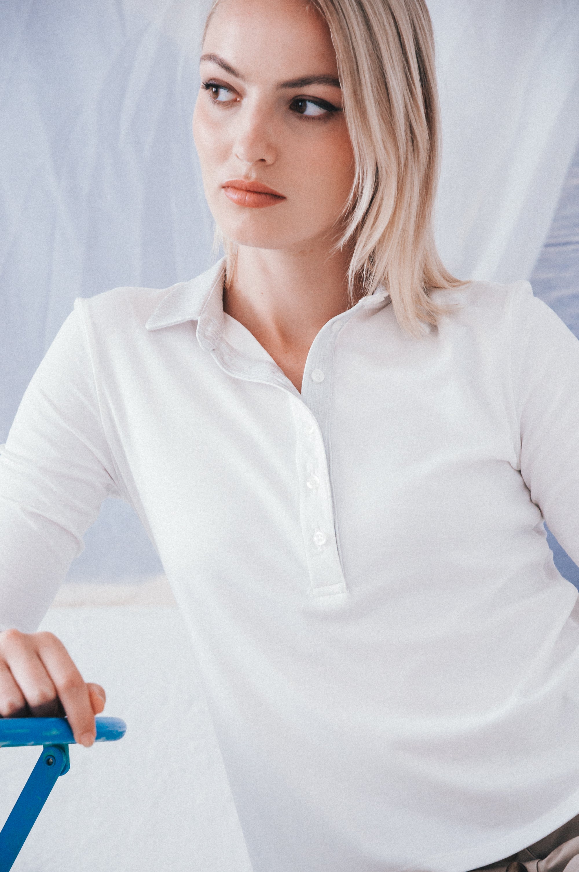 Tilly Polo - White