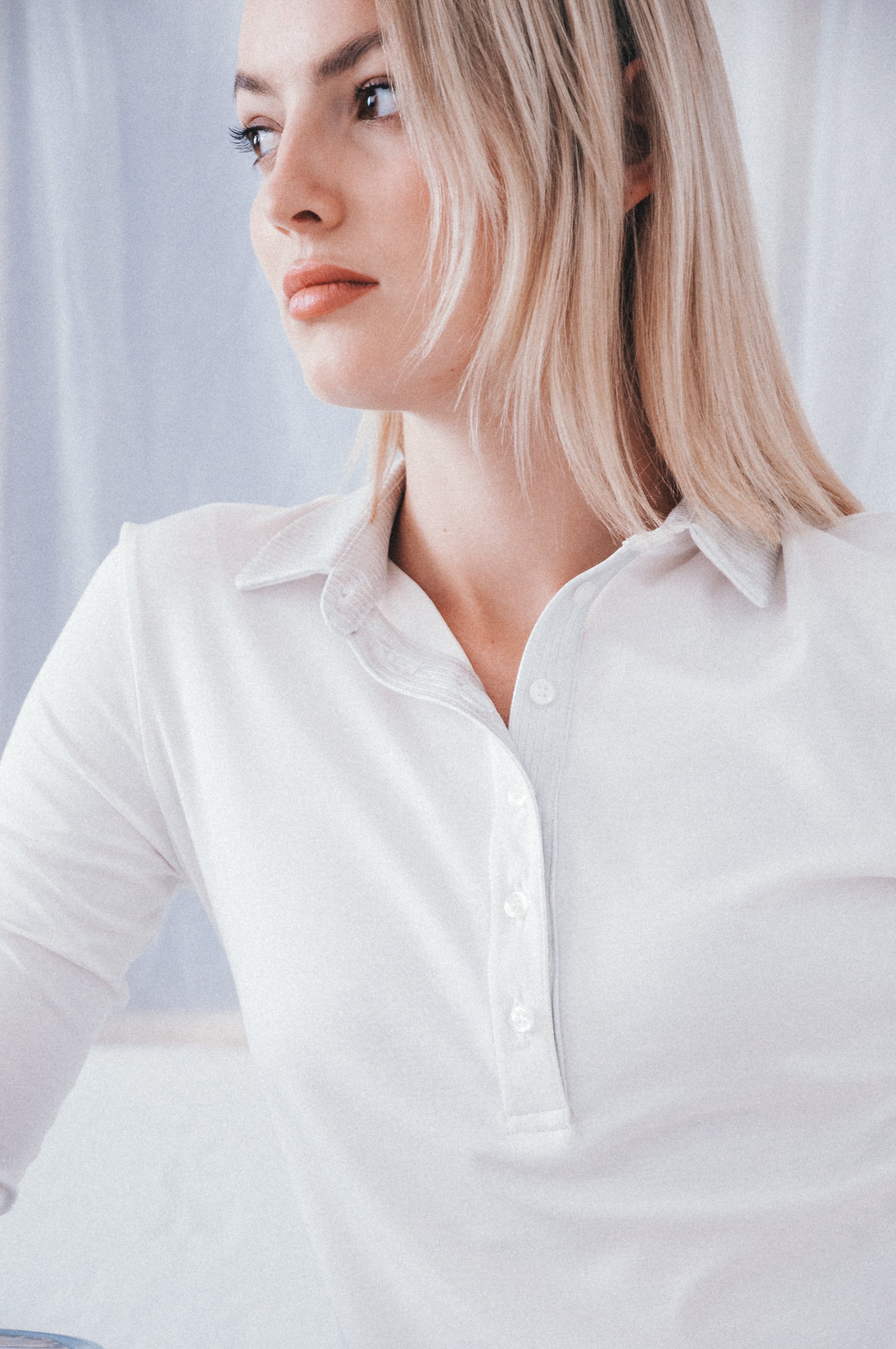 Tilly Polo - White