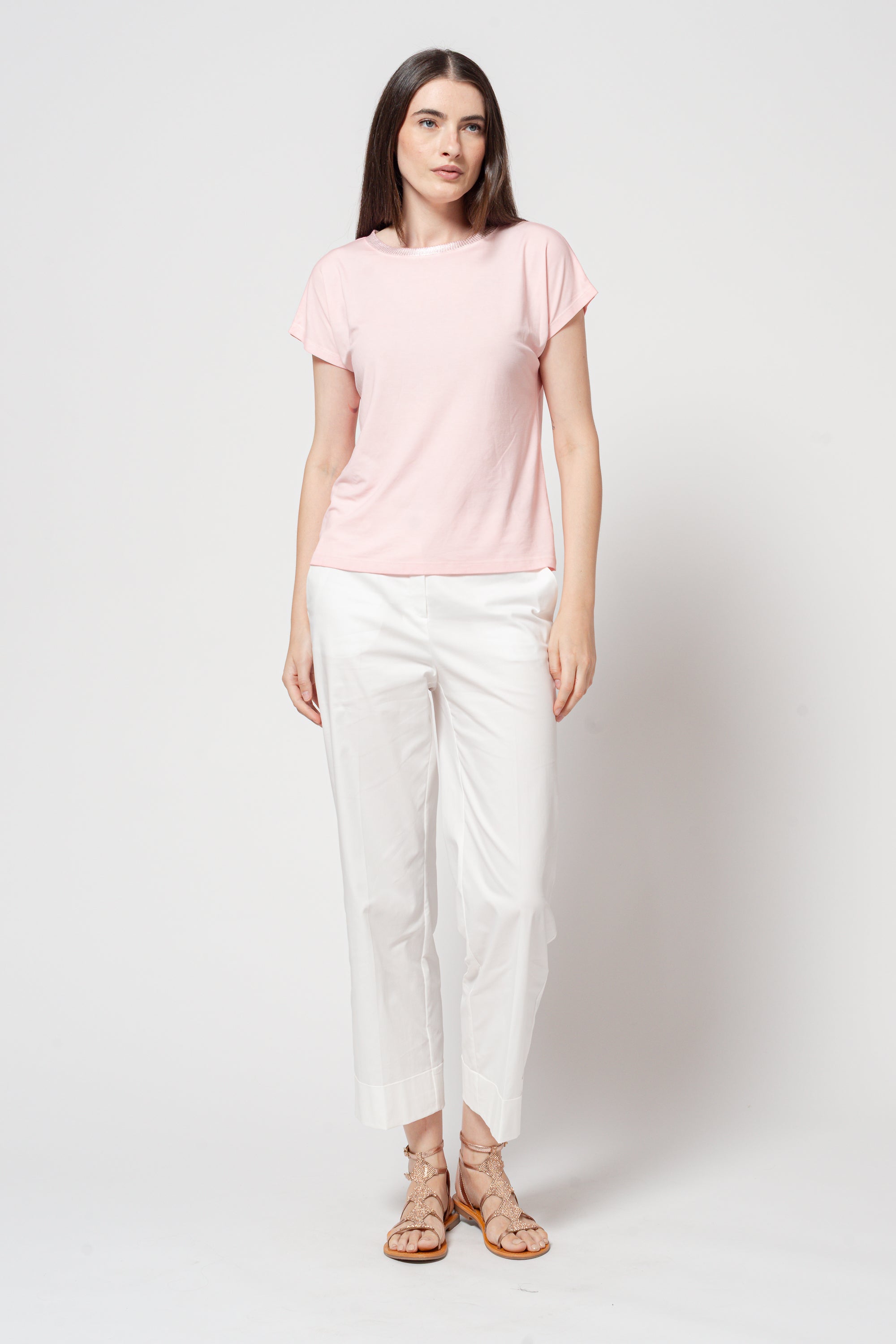 Kitty T-shirt - Flamingo