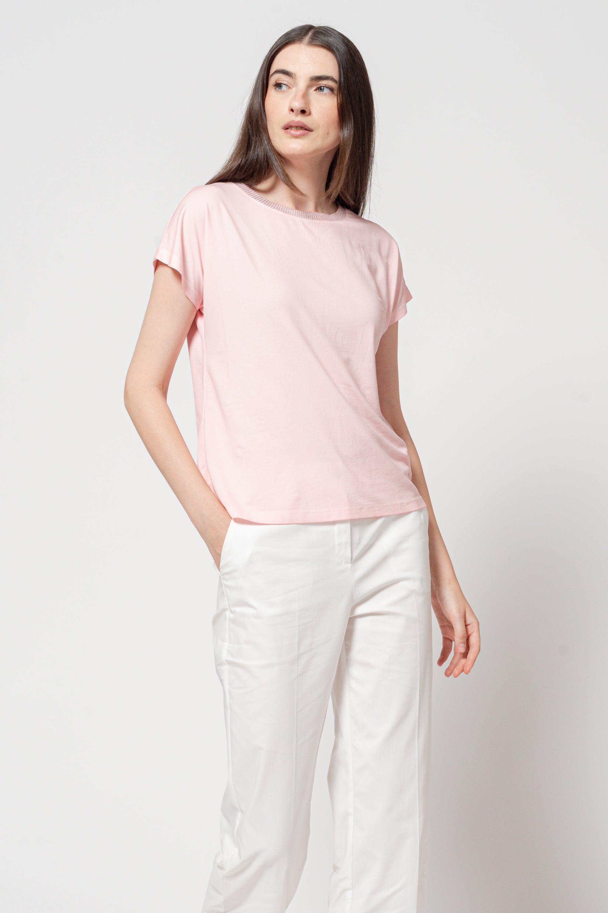 Kitty T-shirt - Flamingo