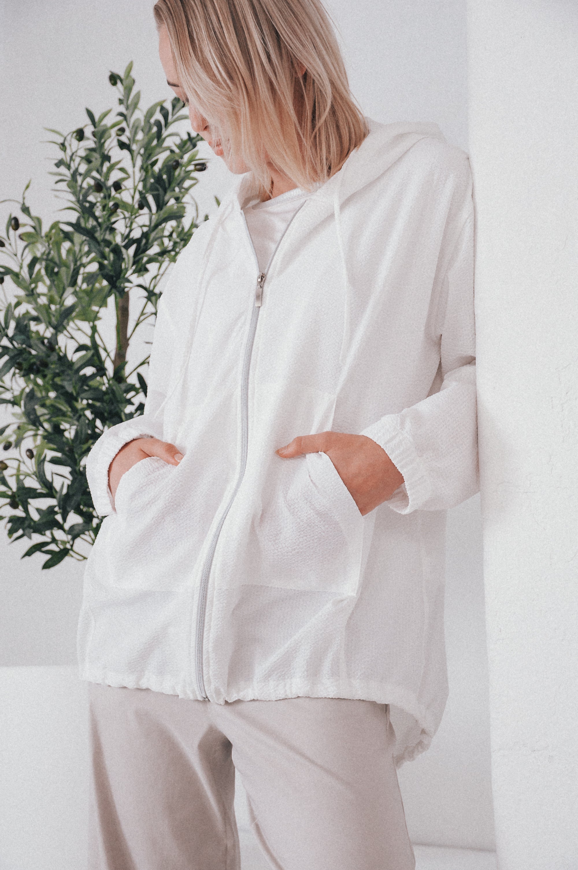 Spinnaker Parka - White