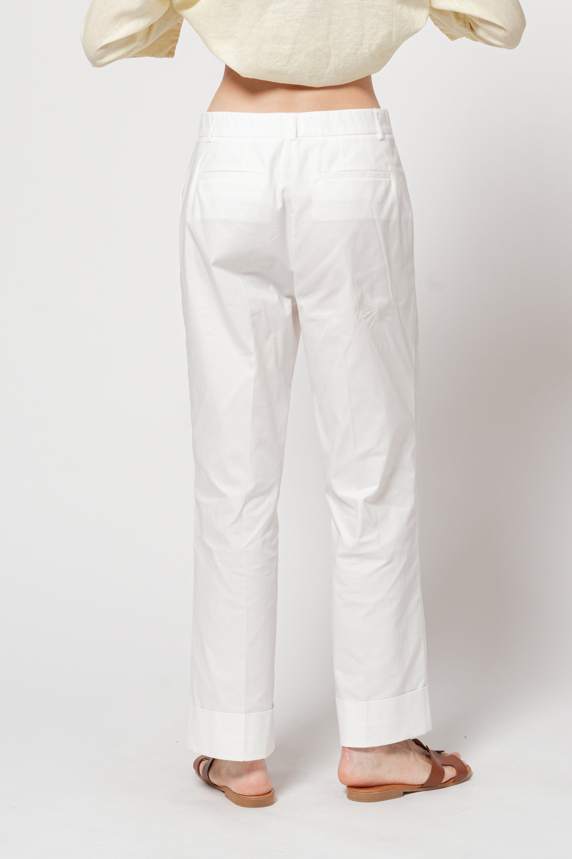 Tilda Cotton Pants - Milk