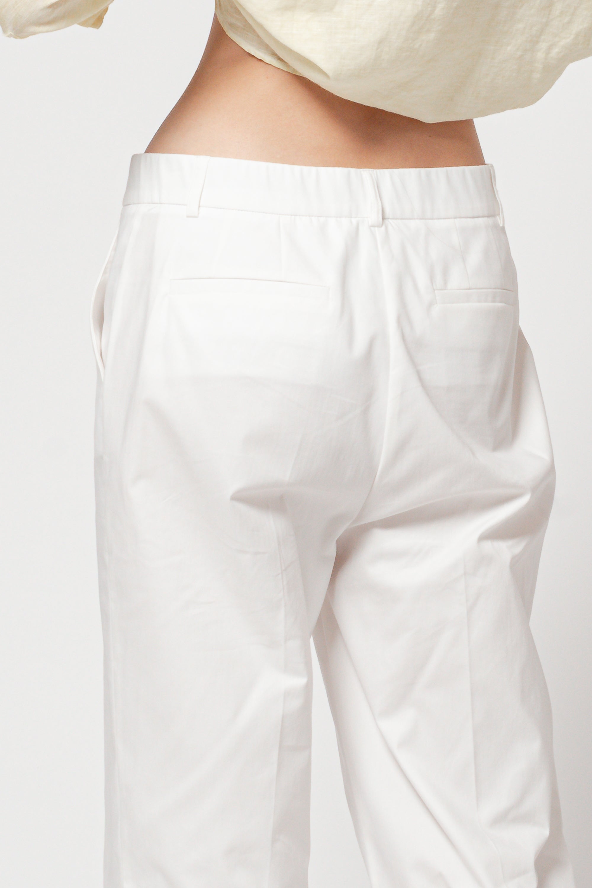 Tilda Cotton Pants - Milk