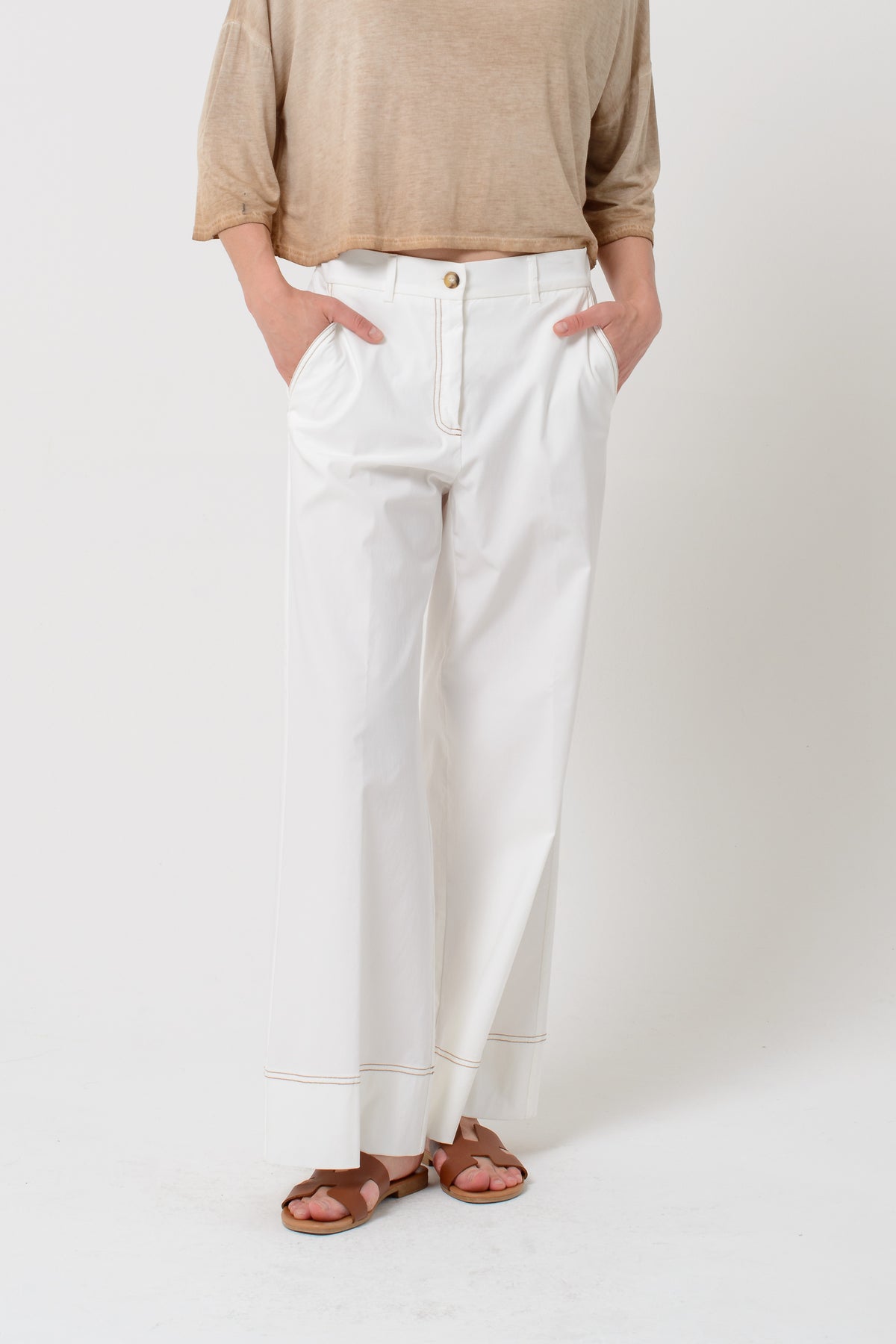 Adelina Pants - White