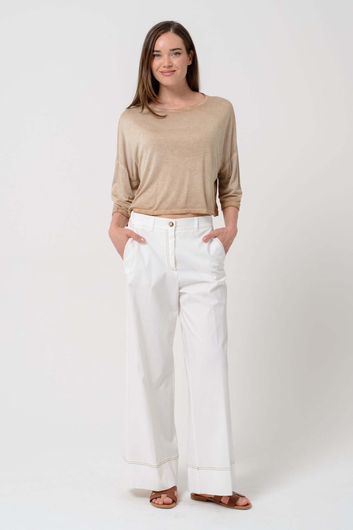 Adelina Pants - White