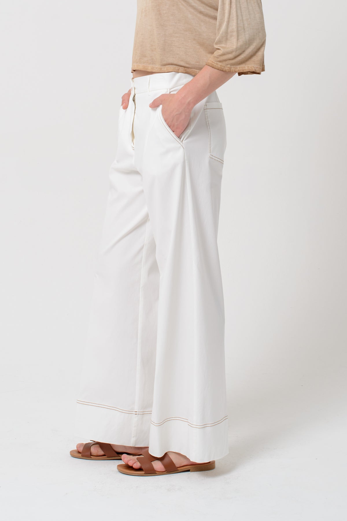 Adelina Pants - White