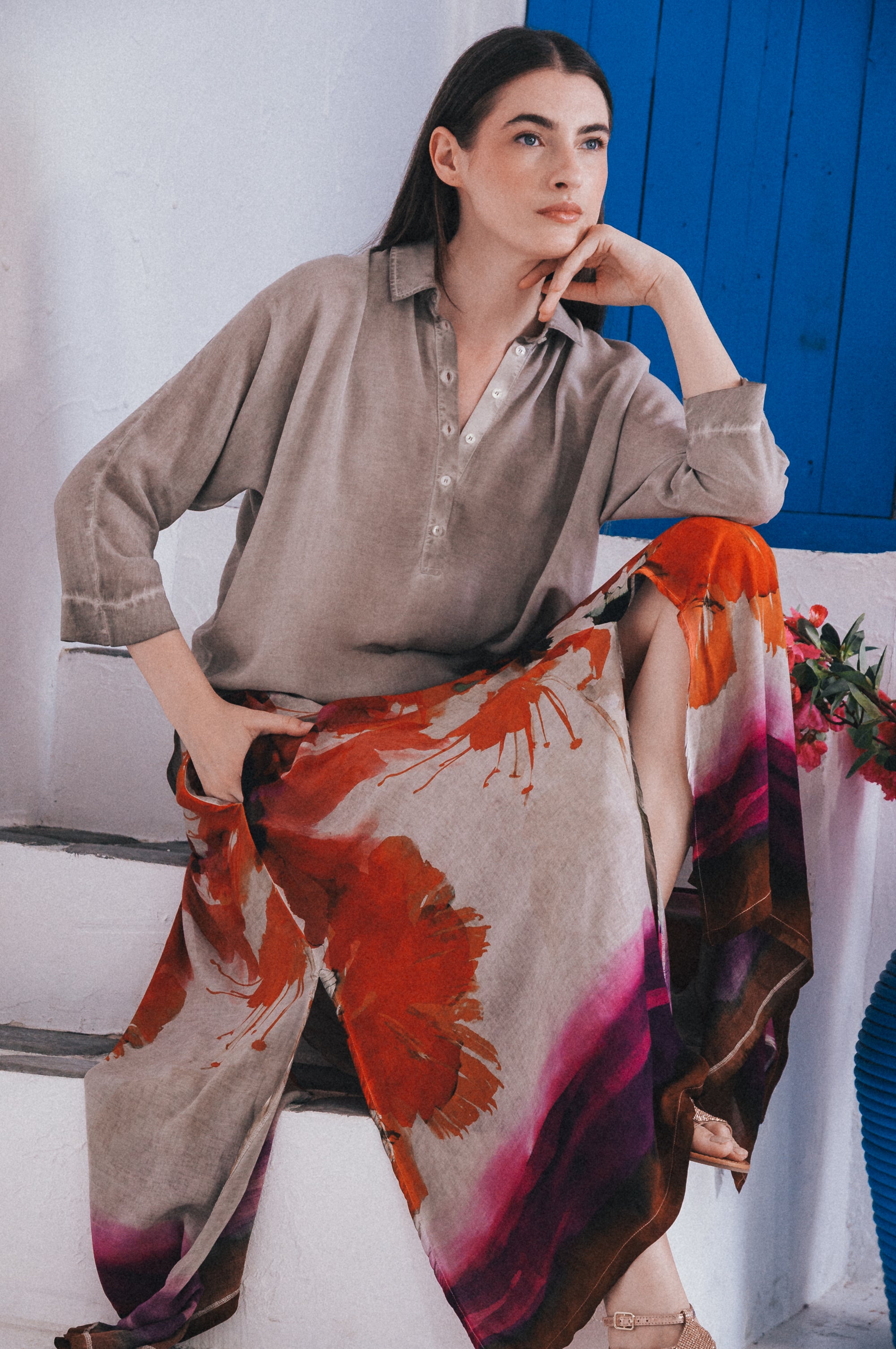 Partenope Skirt - Grafite