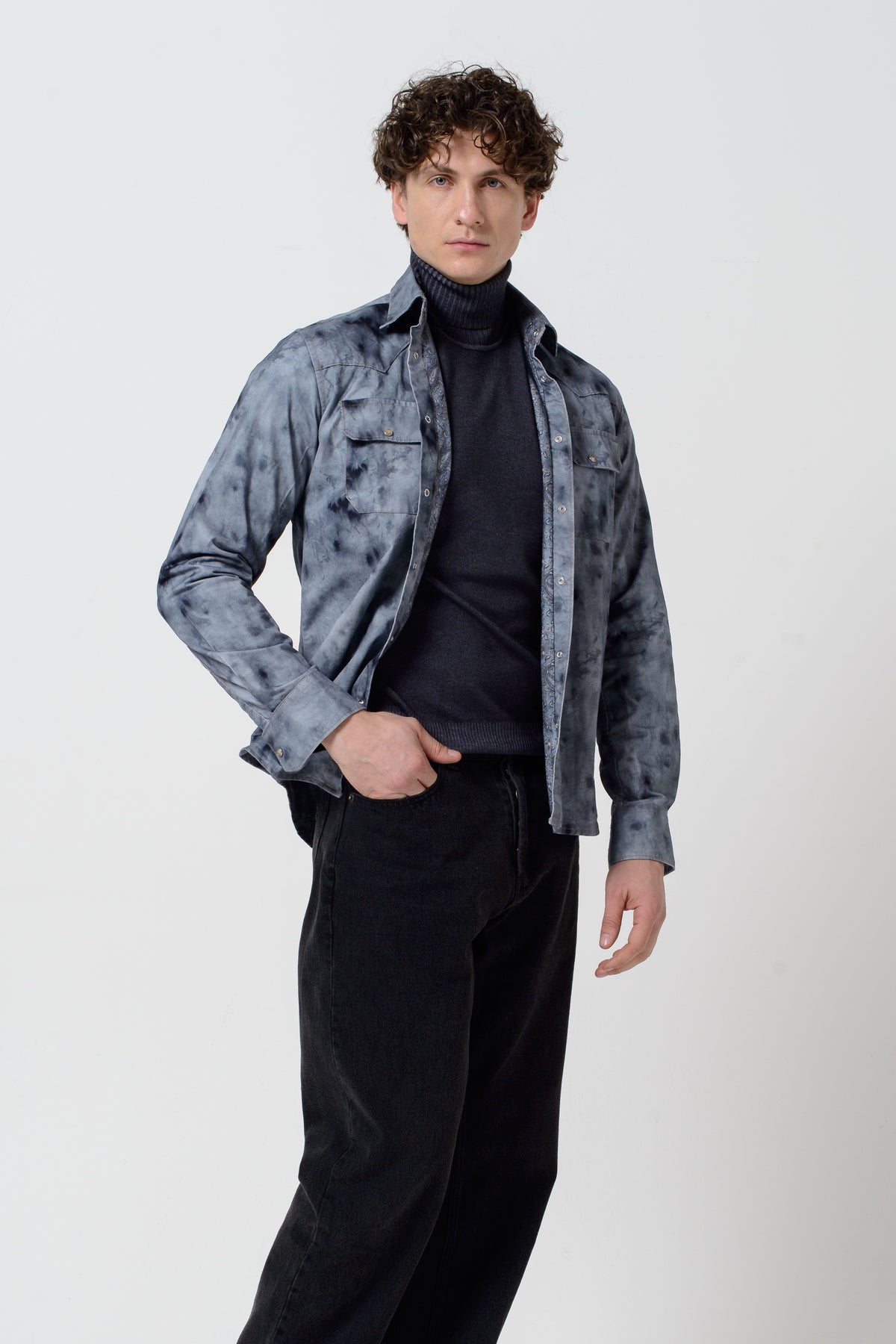 Davis Western Shirt - Ferro