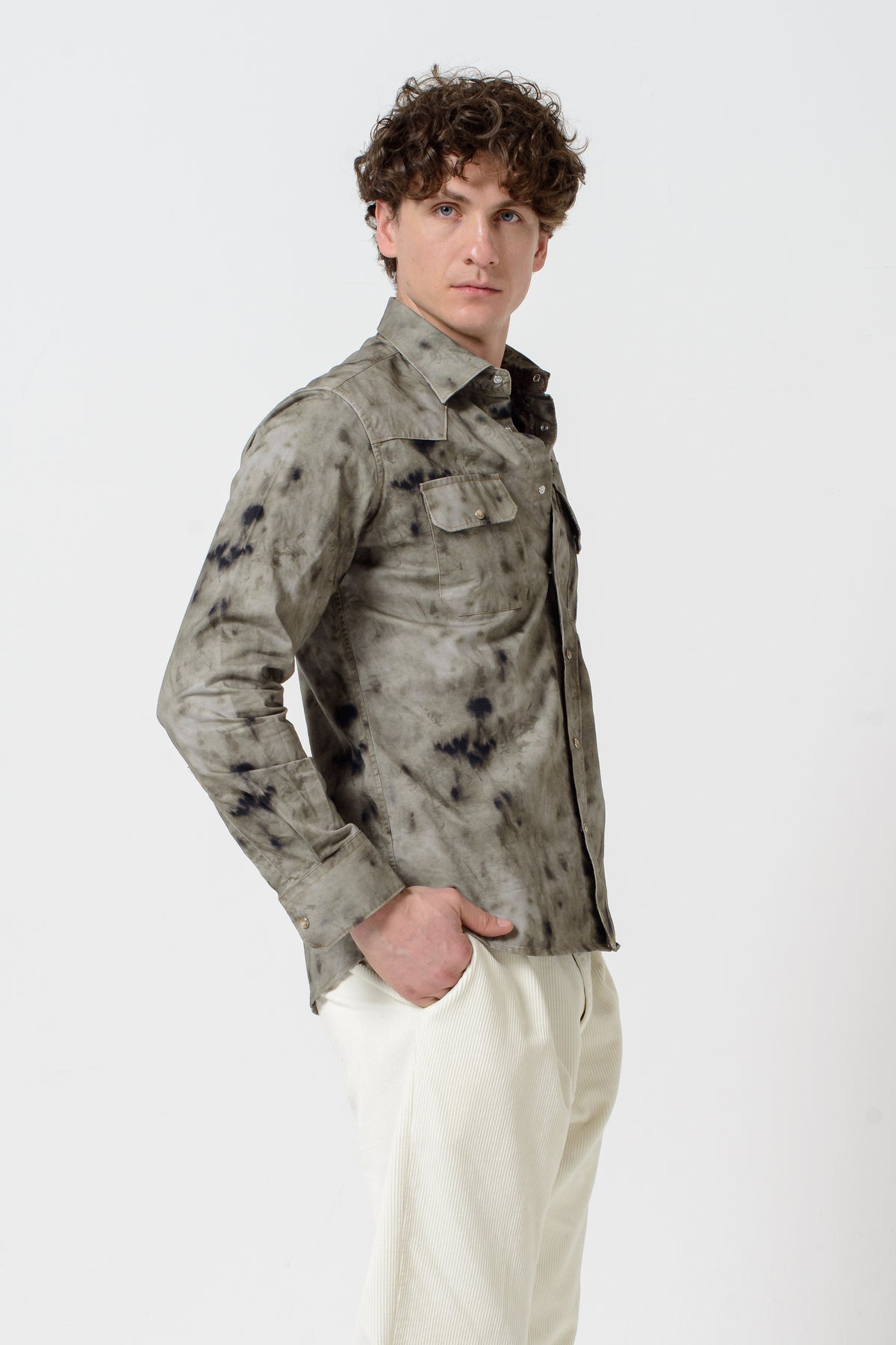 Davis Western Shirt - Olio