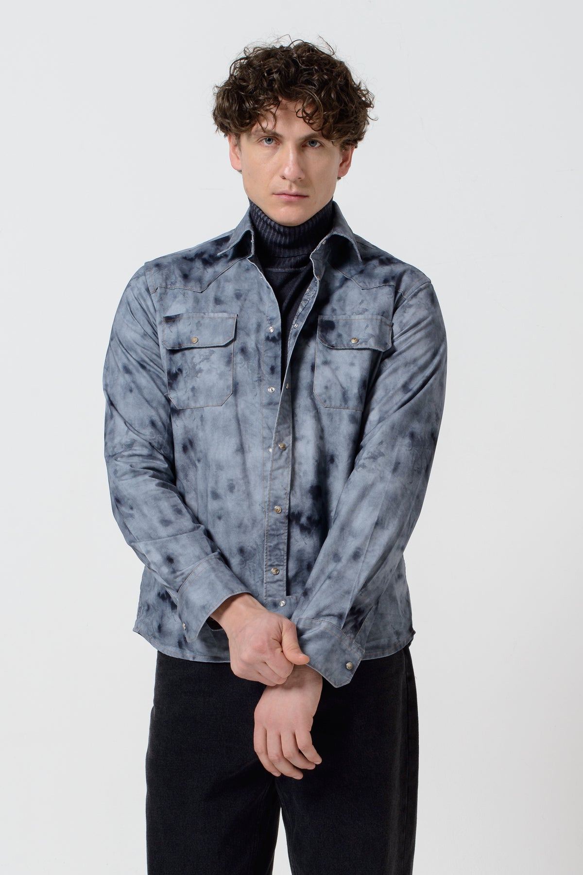 Davis Western Shirt - Ferro