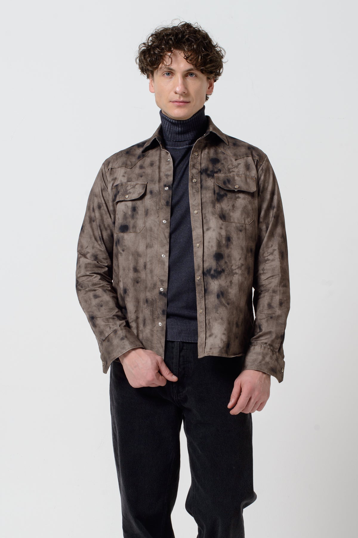 Davis Western Shirt - Cuoio
