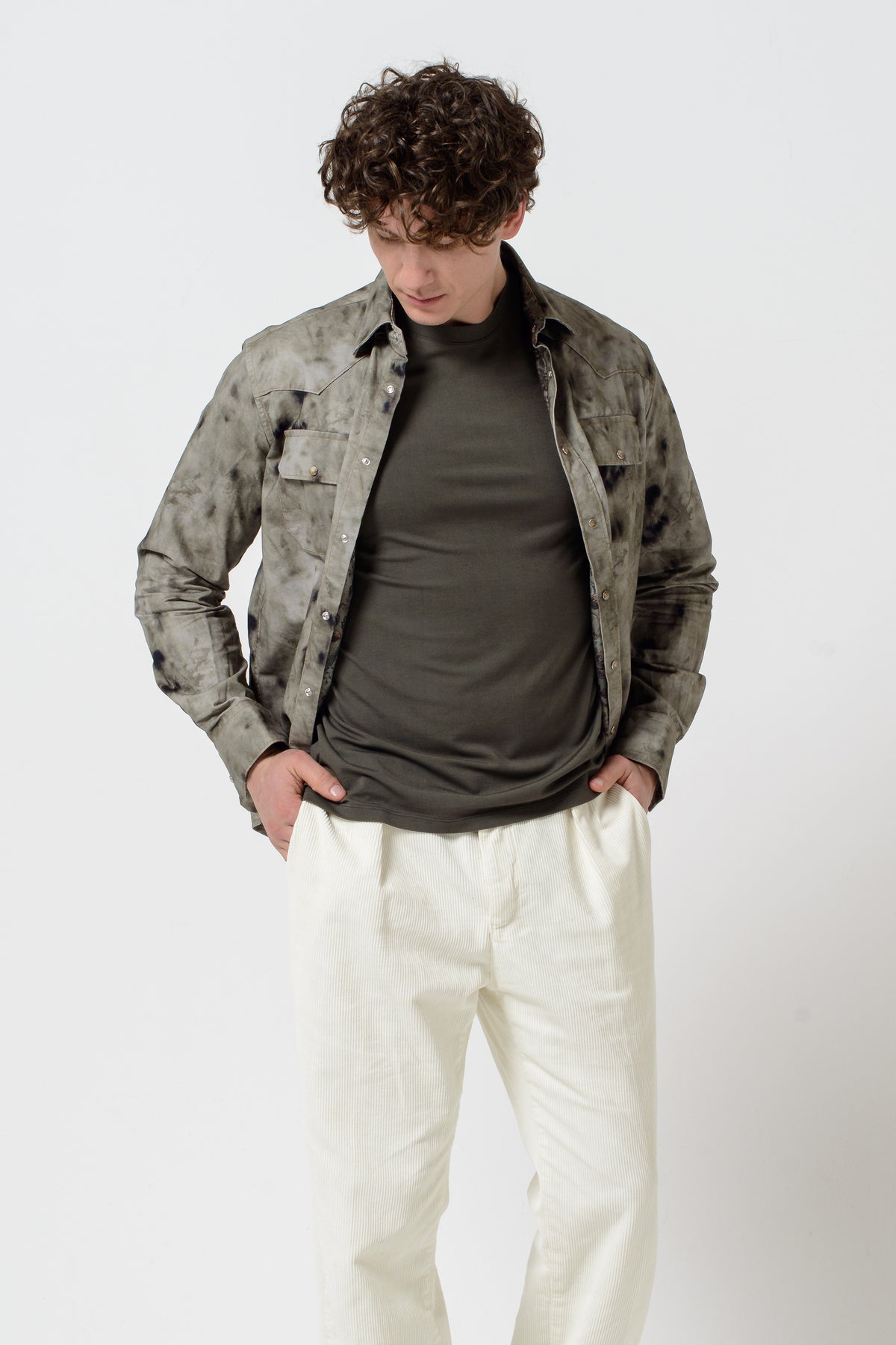 Davis Western Shirt - Olio