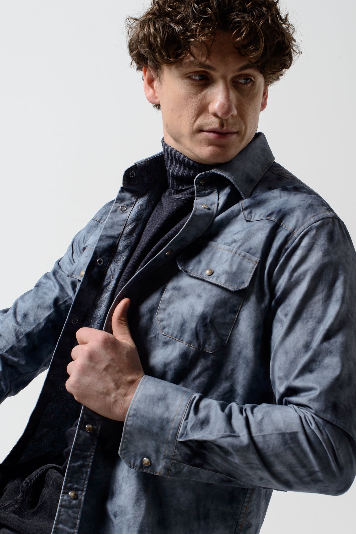 Davis Western Shirt - Ferro