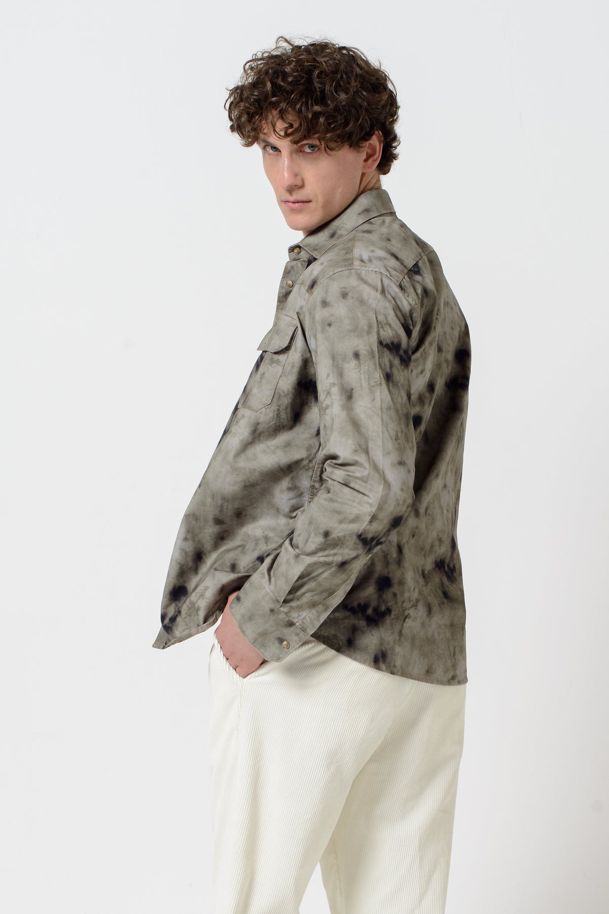 Davis Western Shirt - Olio