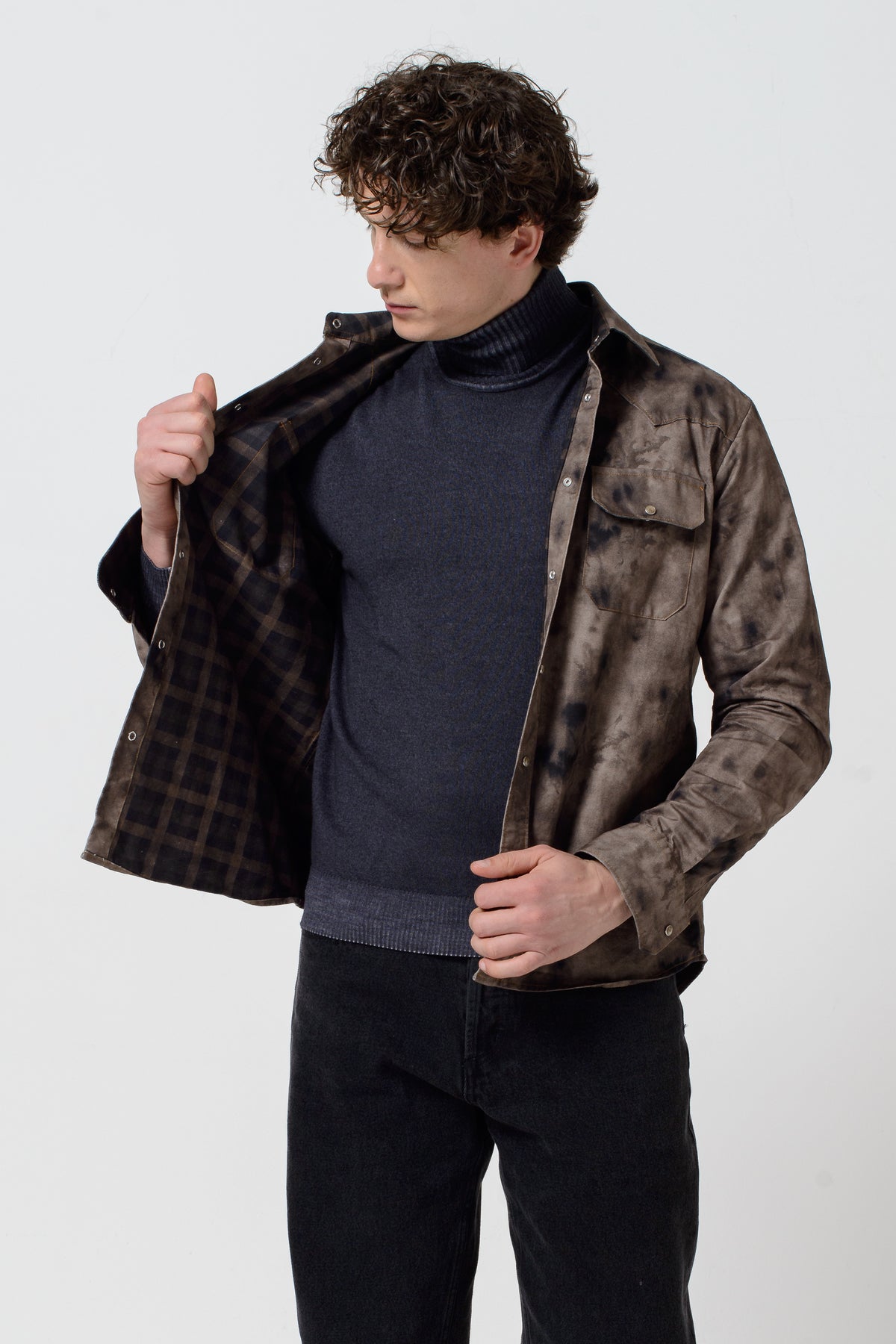 Davis Western Shirt - Cuoio