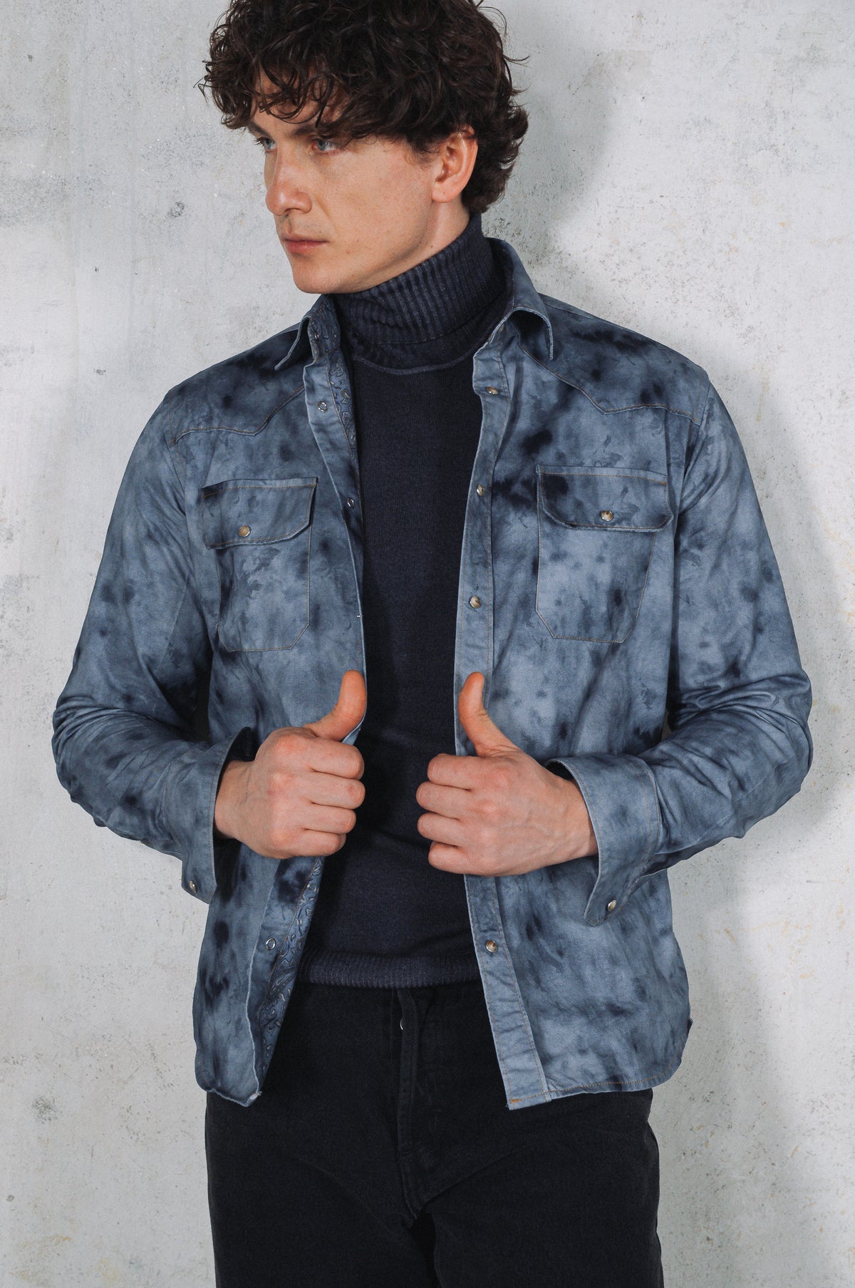Davis Western Shirt - Ferro