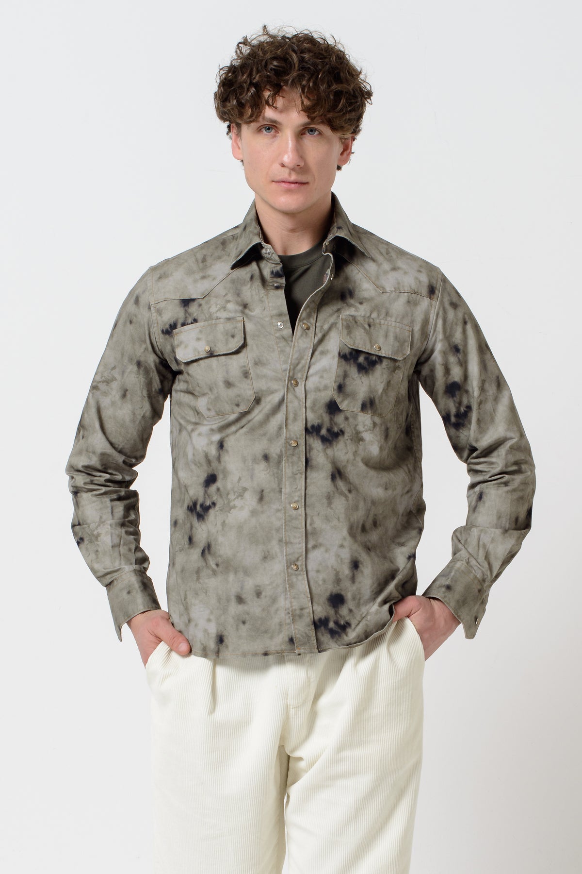 Davis Western Shirt - Olio
