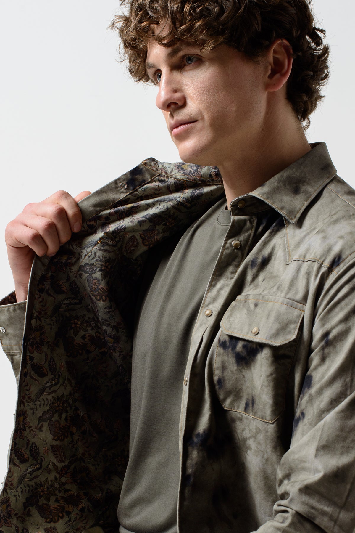 Davis Western Shirt - Olio