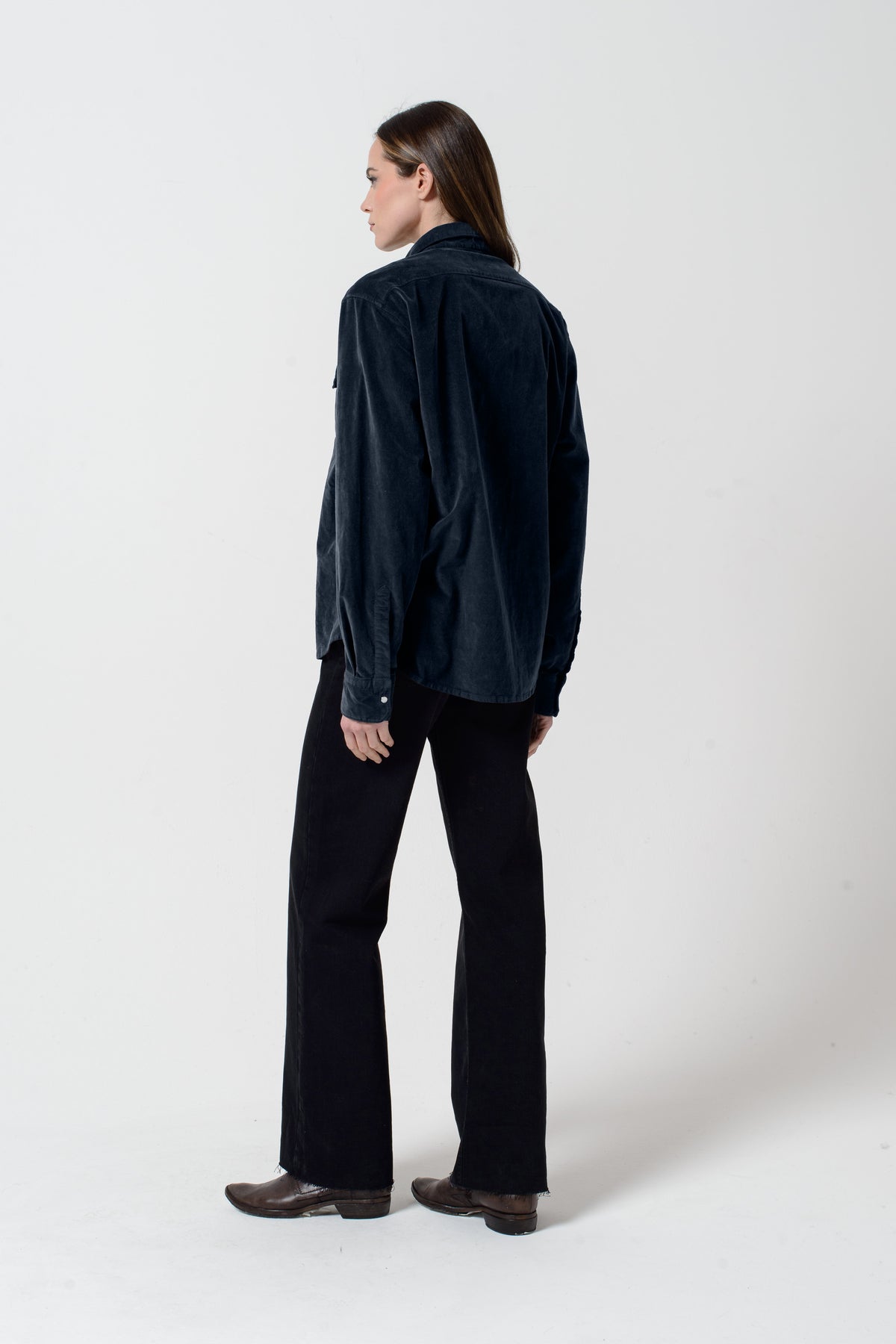 Christi Western Shirt - Abyss