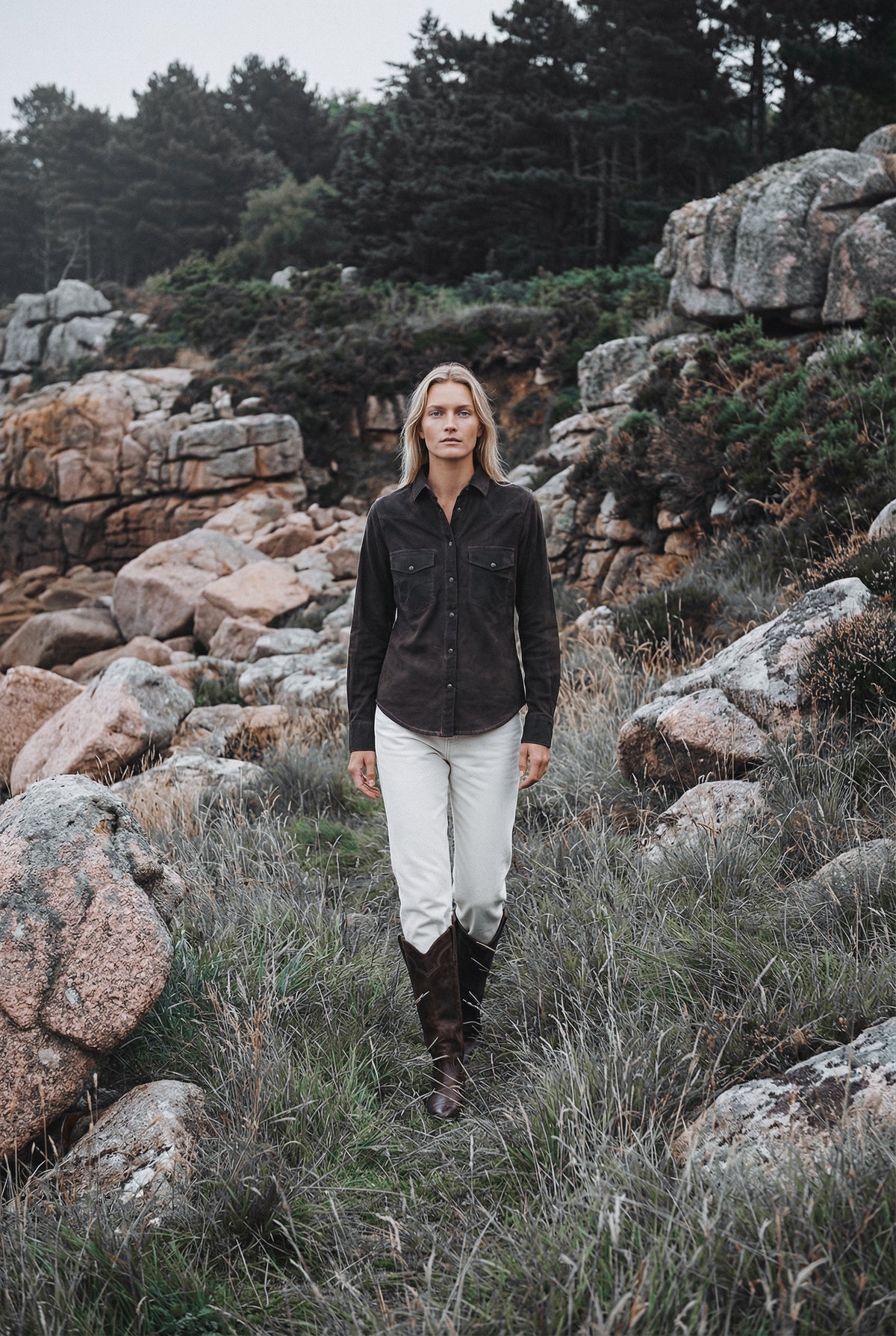 Victoria Western Shirt - Cliff