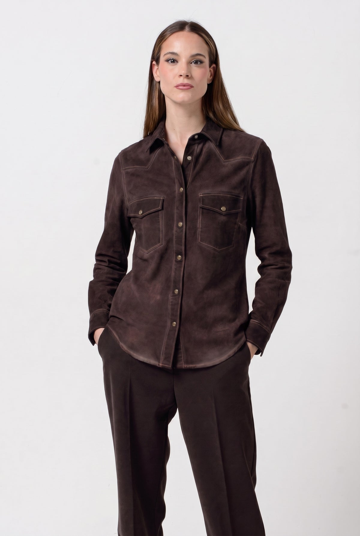 Victoria Western Shirt - Mosto