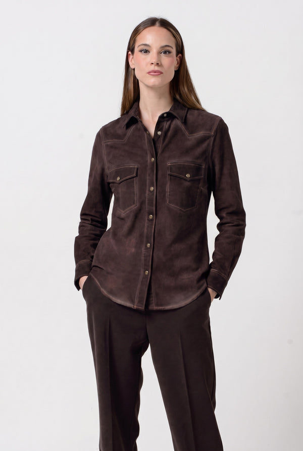 Victoria Western Shirt - Mosto