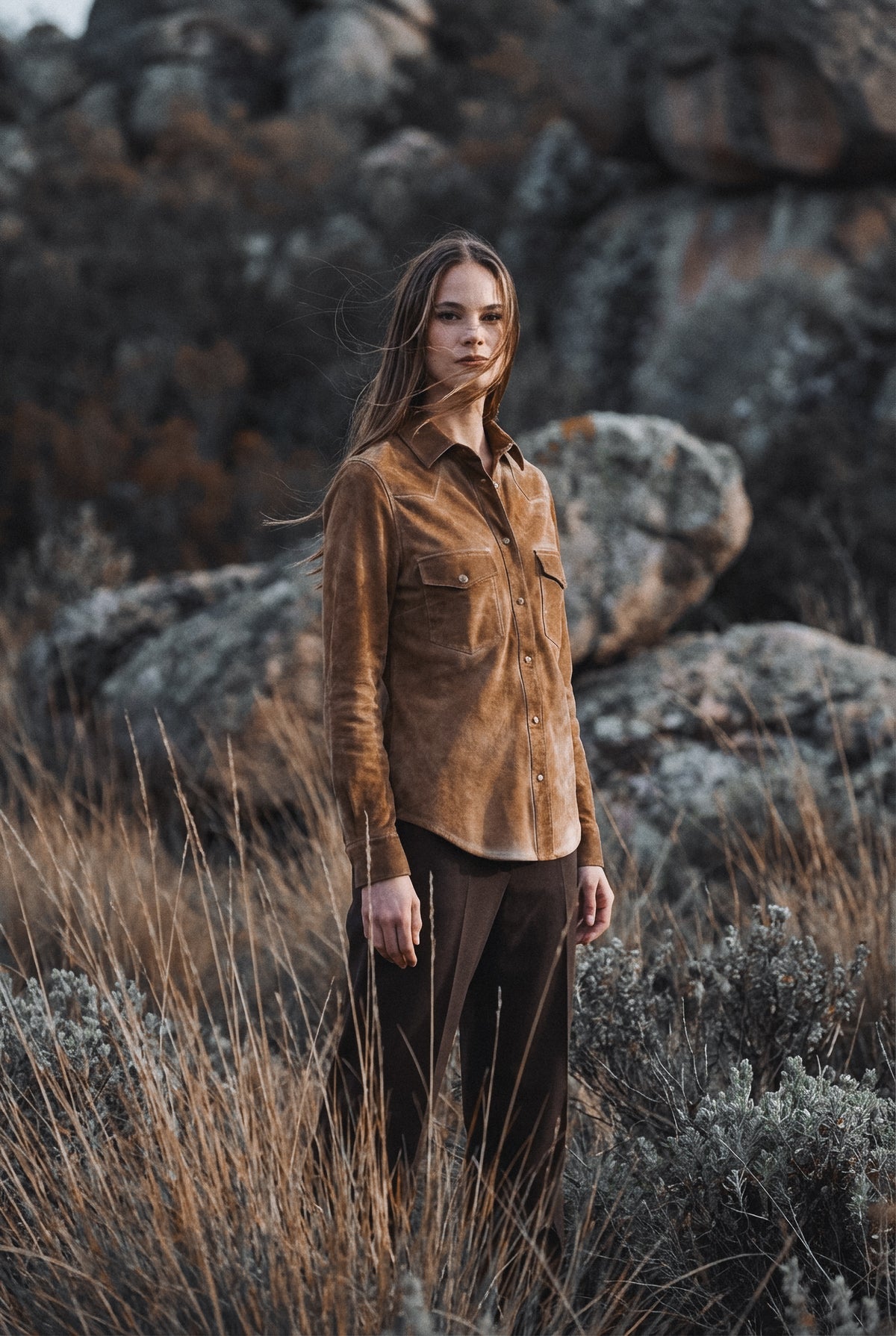 Victoria Western Shirt - Terre