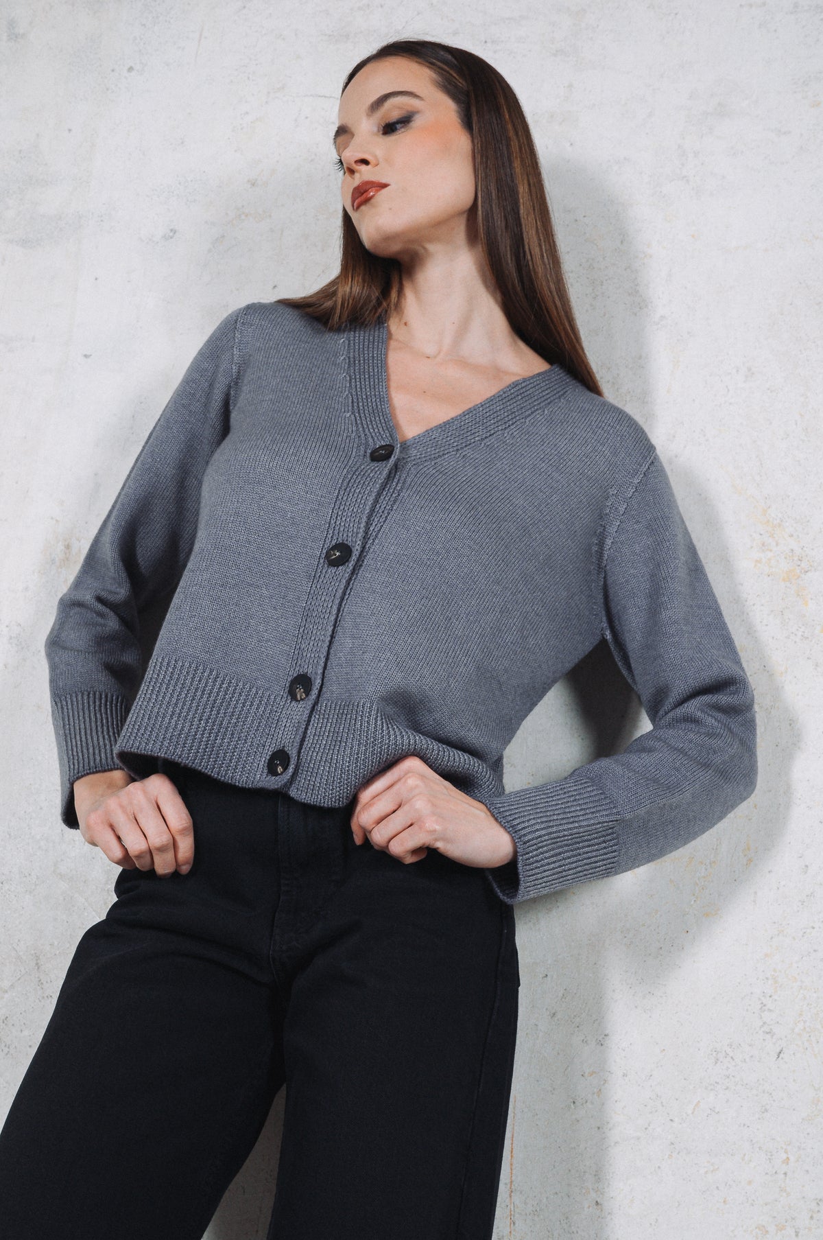 Cortford Cardi - Cenere