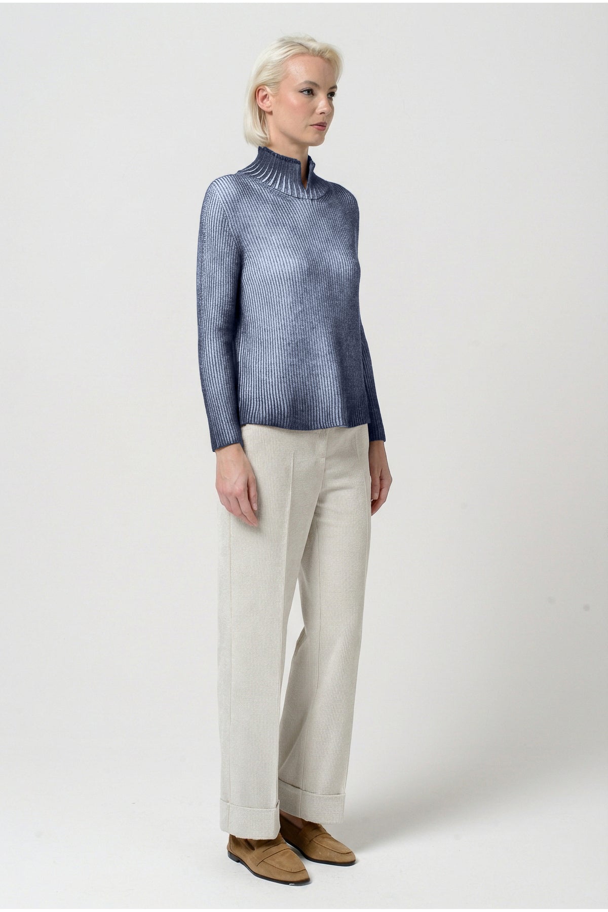 Engadina Knit Soffio Art - Navy