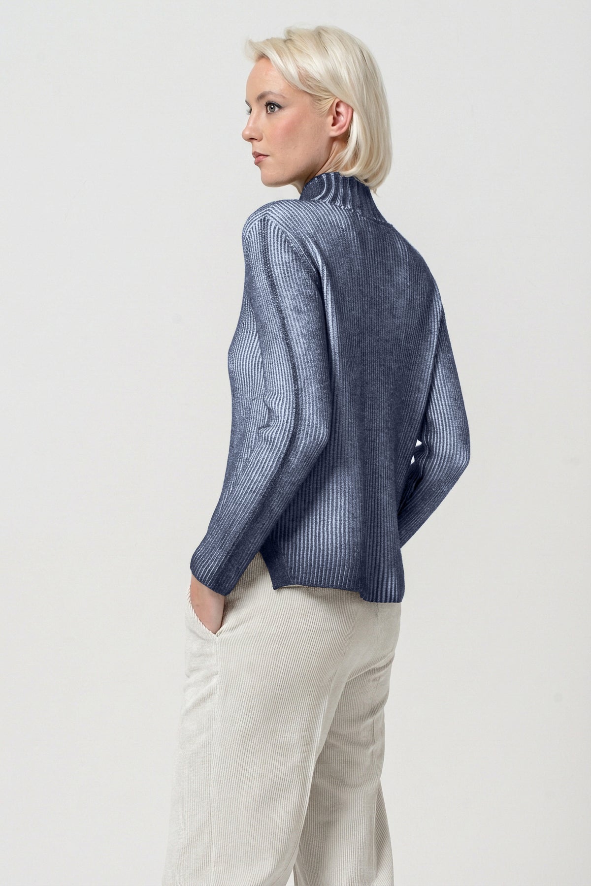 Engadina Knit Soffio Art - Navy