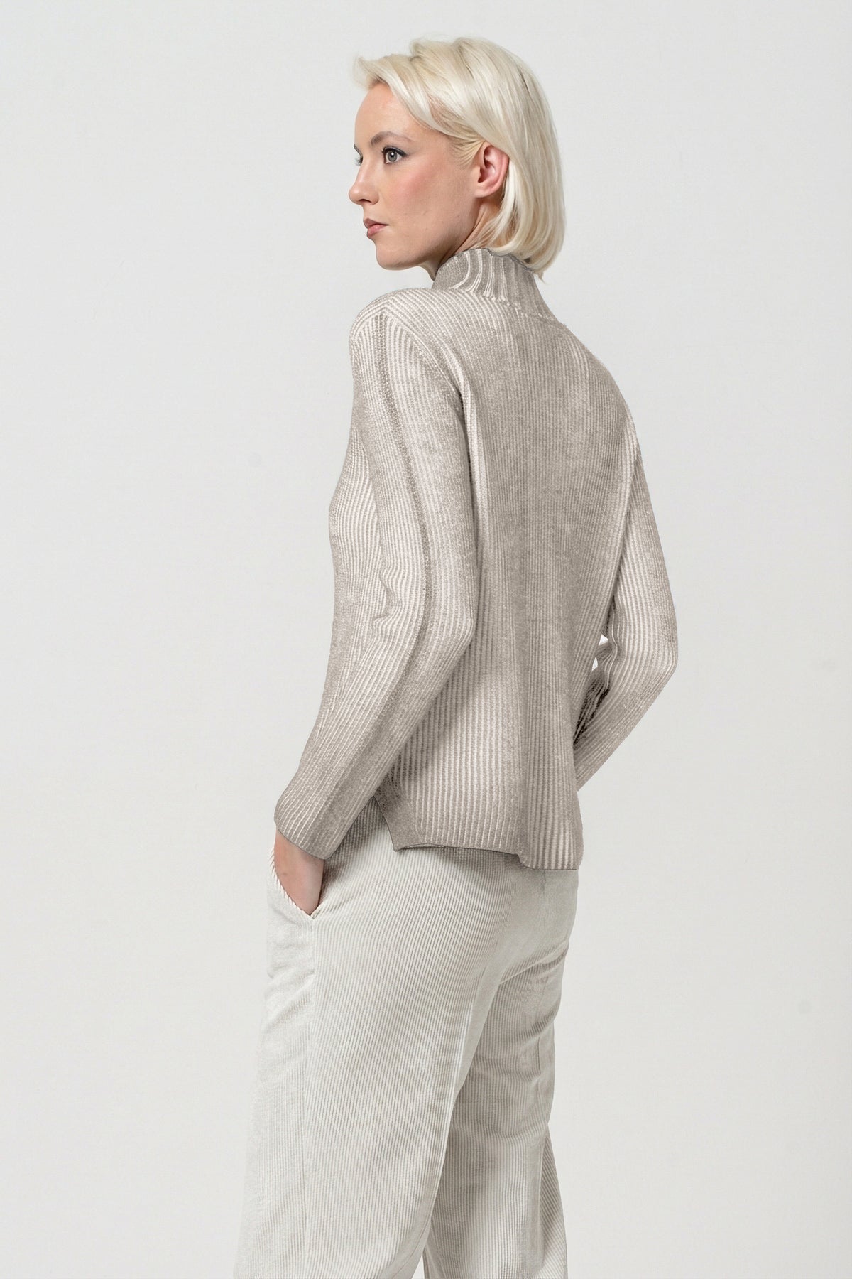 Engadina Knit Soffio Art - Taupe